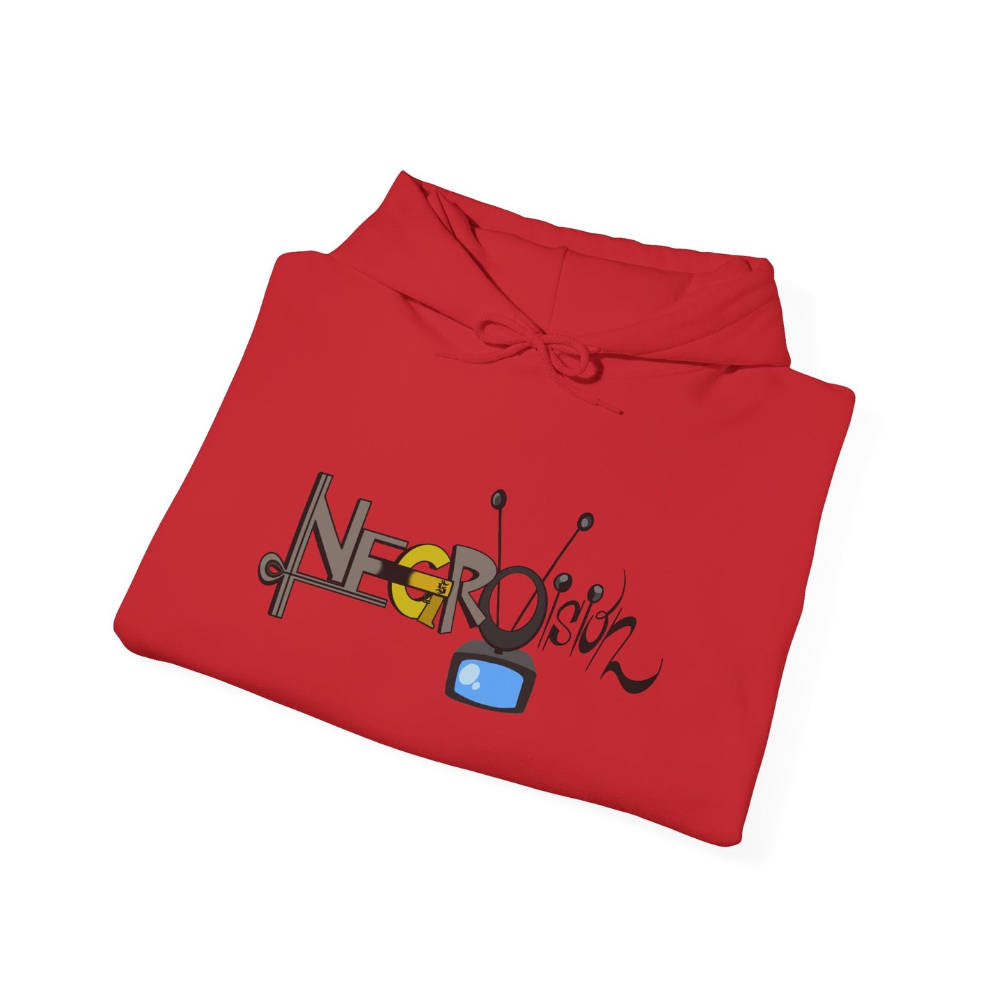Hooded Sweatshirt - Negro Vision Logo Design