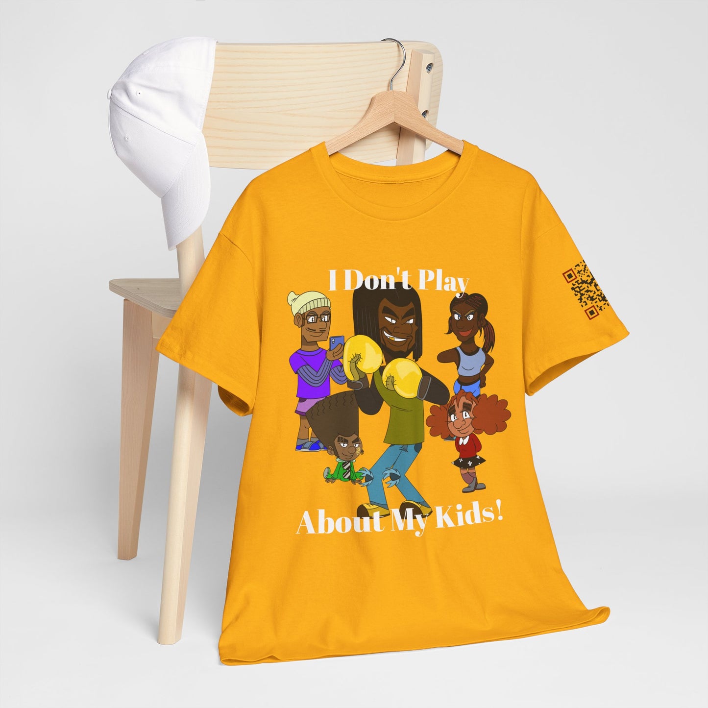 I Don’t Play About My Kids T-Shirt — Funny Protective Dad Family Tee