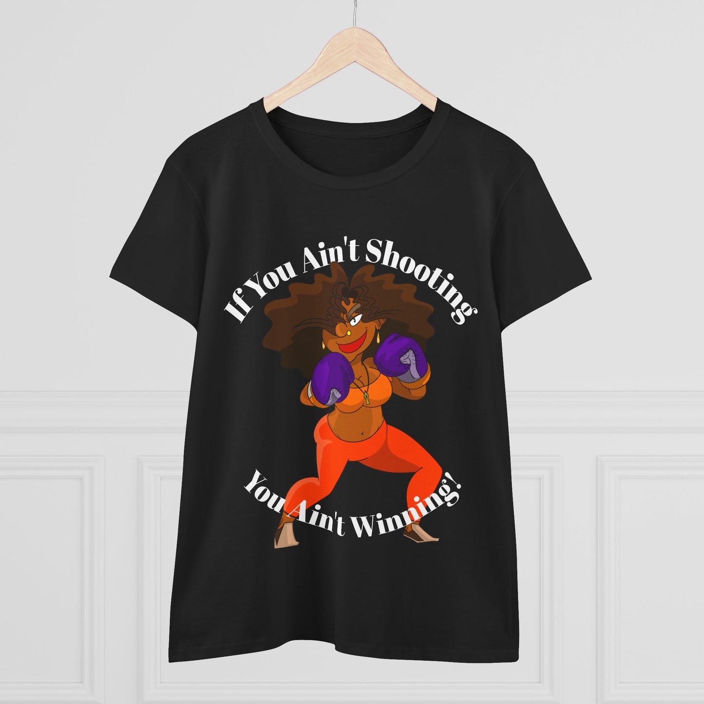 Graphic Tee - June Boxing Pose with Quote