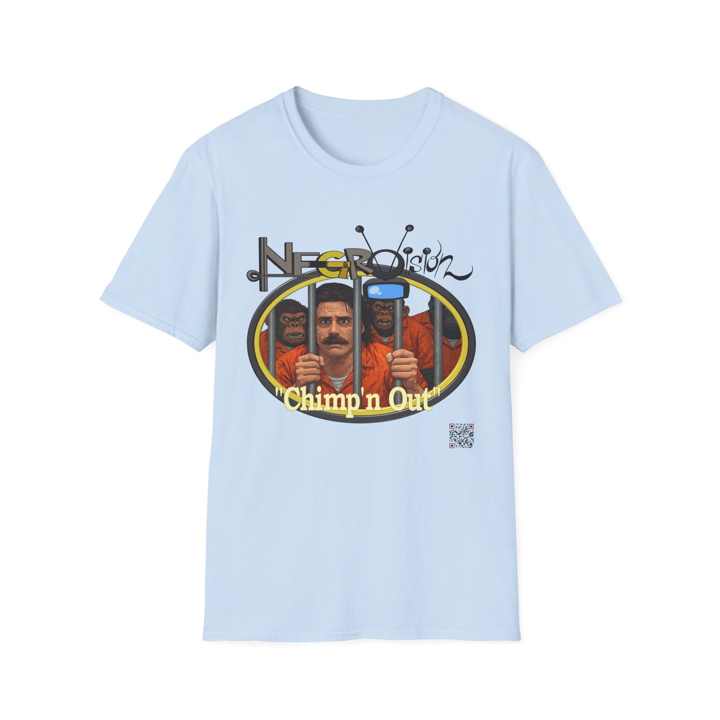 T-Shirt - "Chimpin' Out" Retro Prison Pop Art Tee