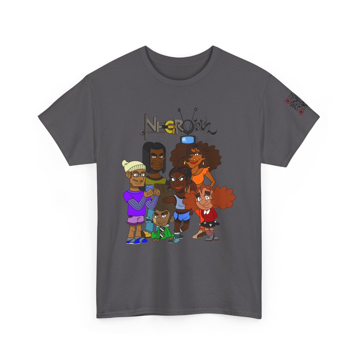 T-Shirt - The DeNegro Family from Negro Vision - Autistic Animator - Support Autism Awareness