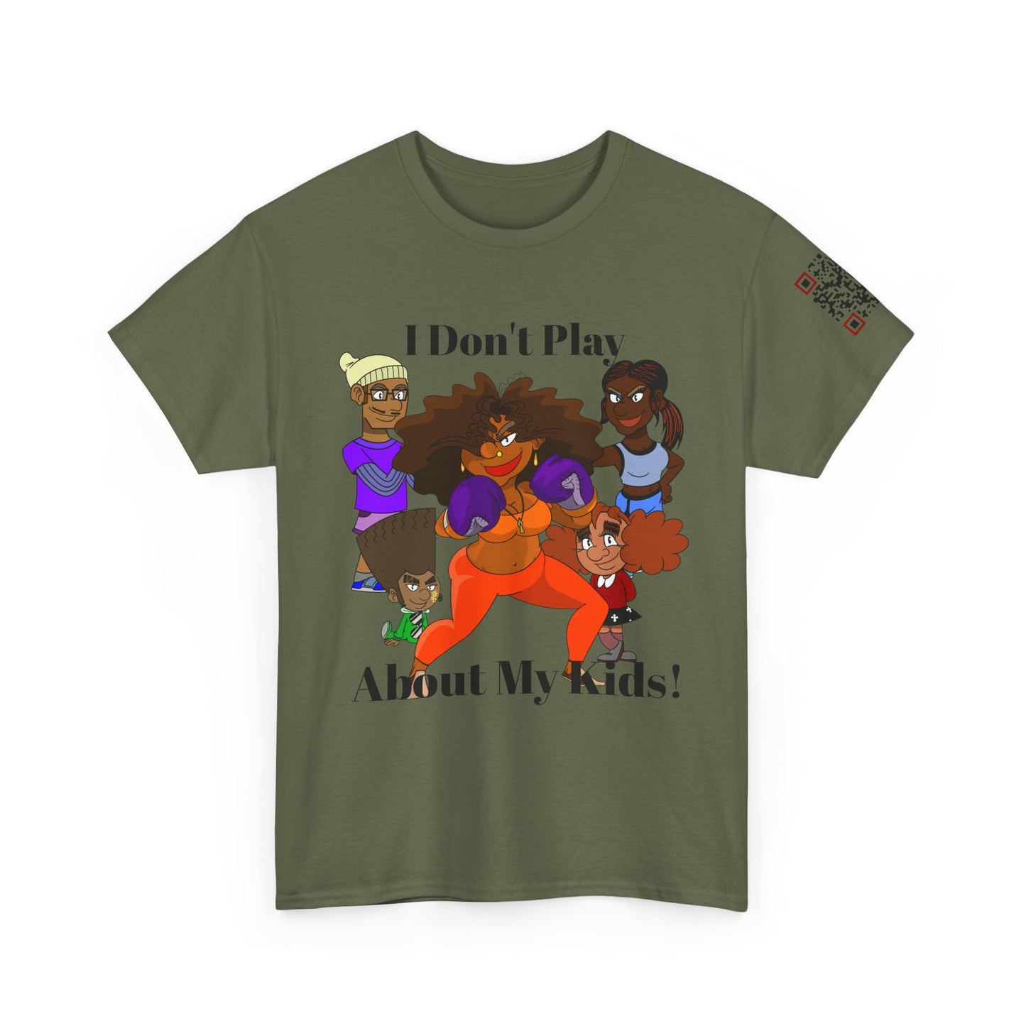 I Don’t Play About My Kids T-Shirt — Protective Mom Graphic Tee- Urban Tee