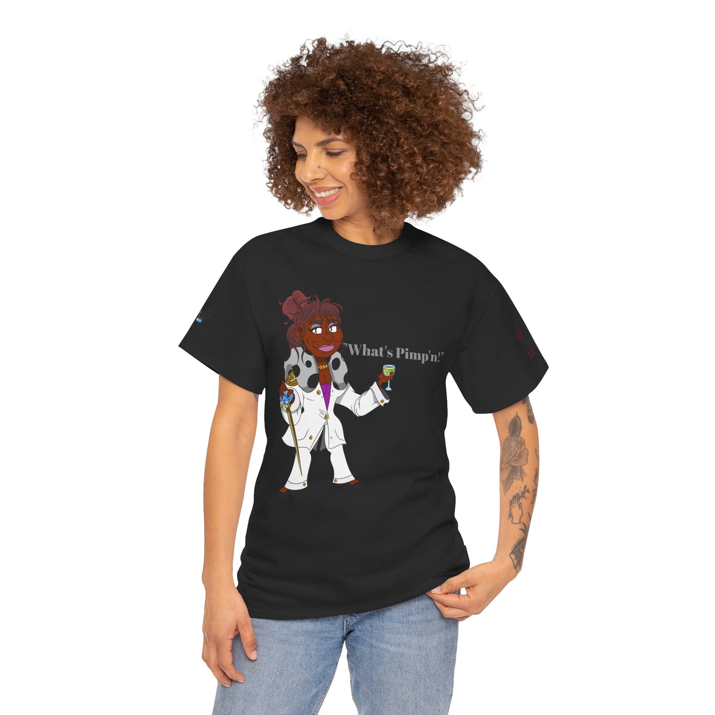 T-Shirt - "What's Pimp'n" from Negro Vision YouTube Animation Series