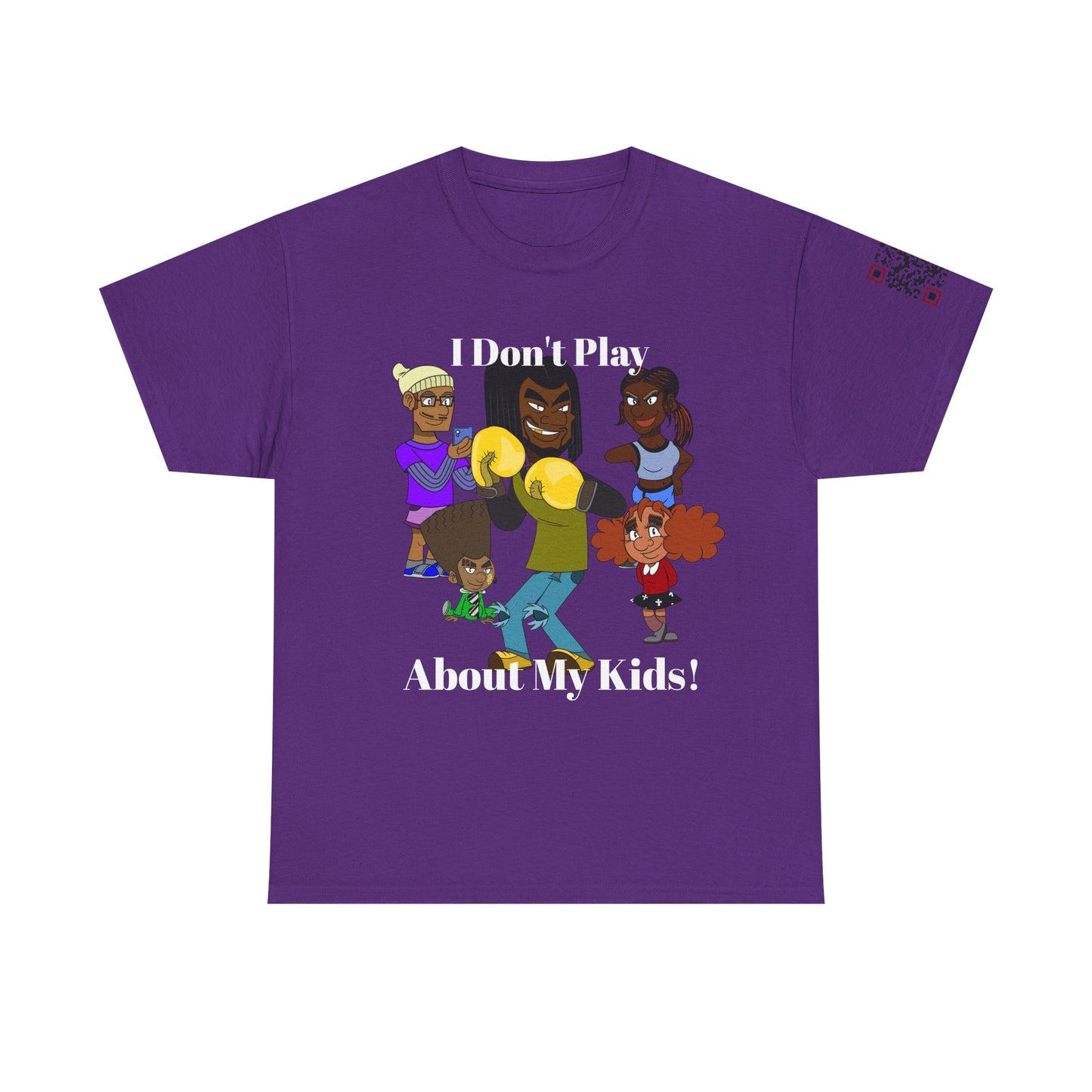 I Don’t Play About My Kids T-Shirt — Funny Protective Dad Family Tee
