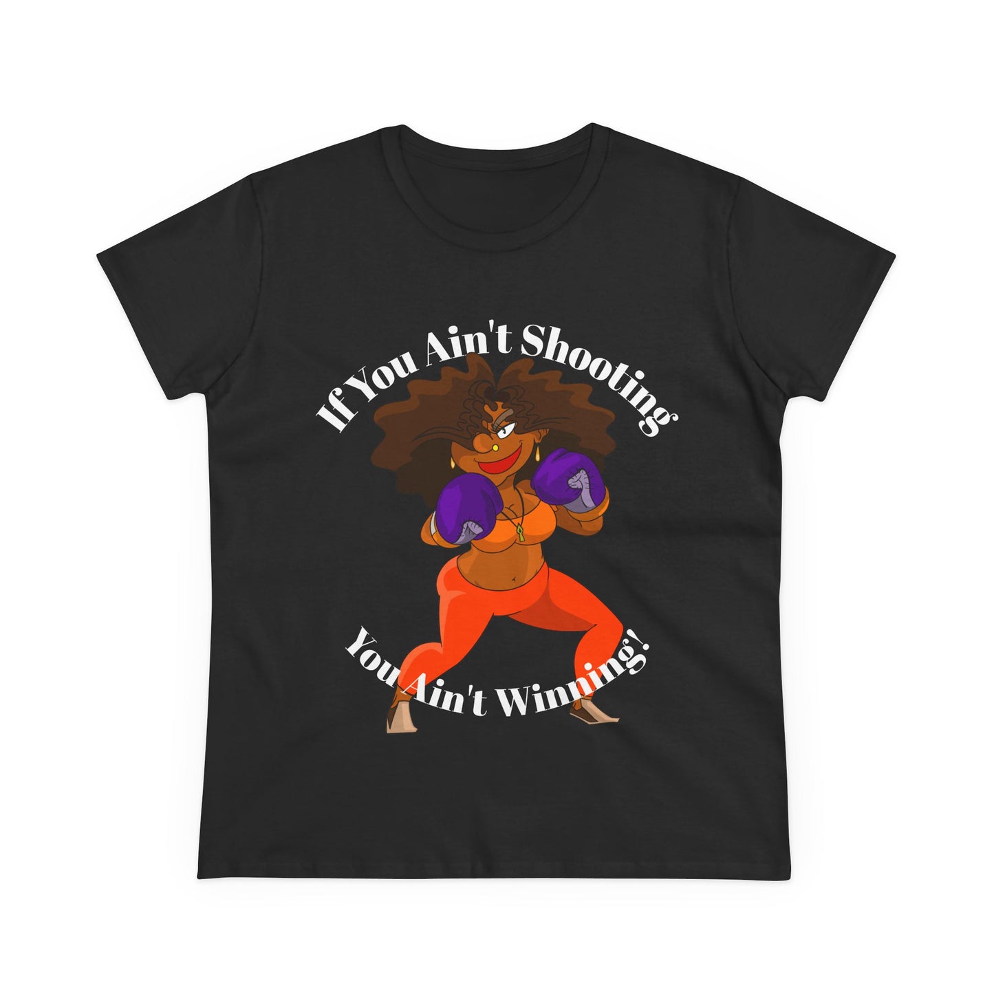 Graphic Tee - June Boxing Pose with Quote