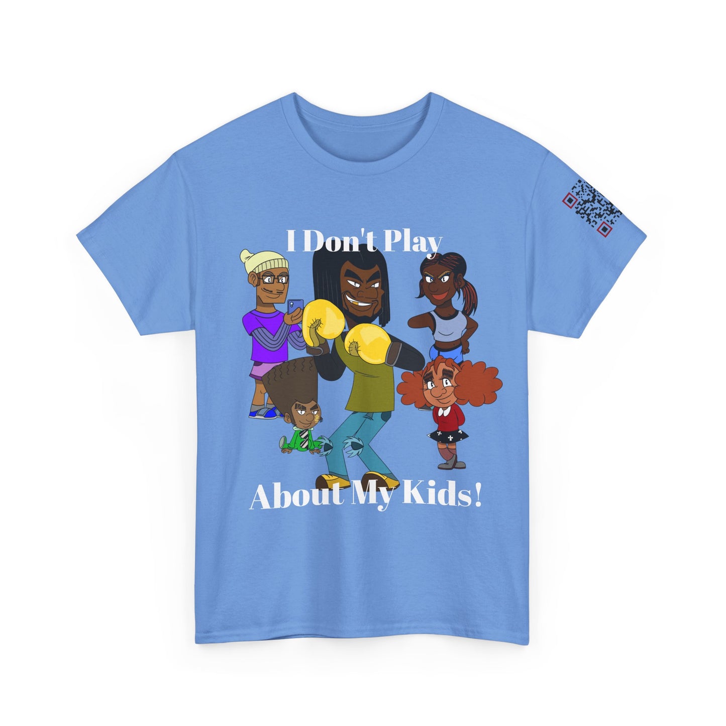 I Don’t Play About My Kids T-Shirt — Funny Protective Dad Family Tee