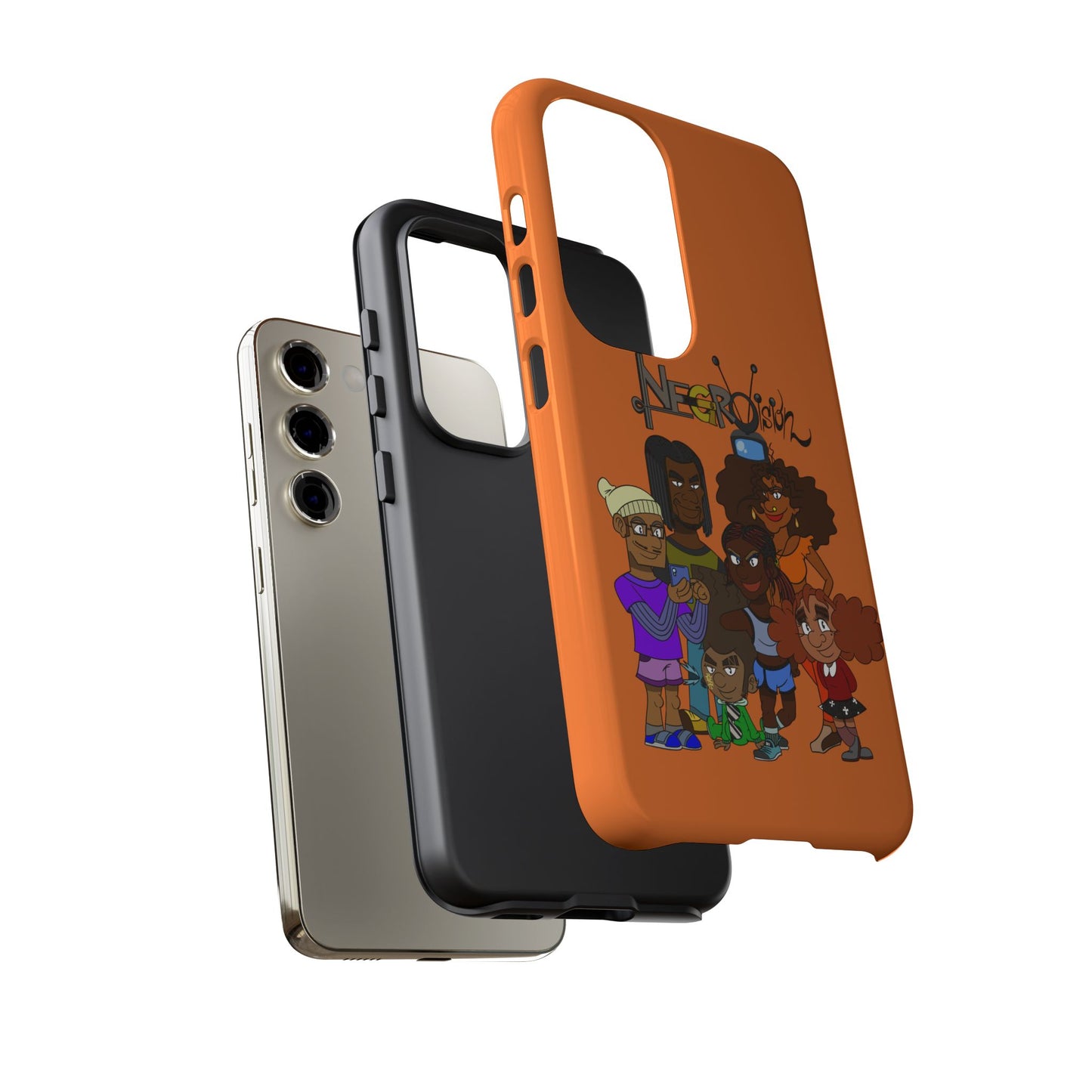Phone Cases - Negro Vision Cartoon Animation Series Family Design