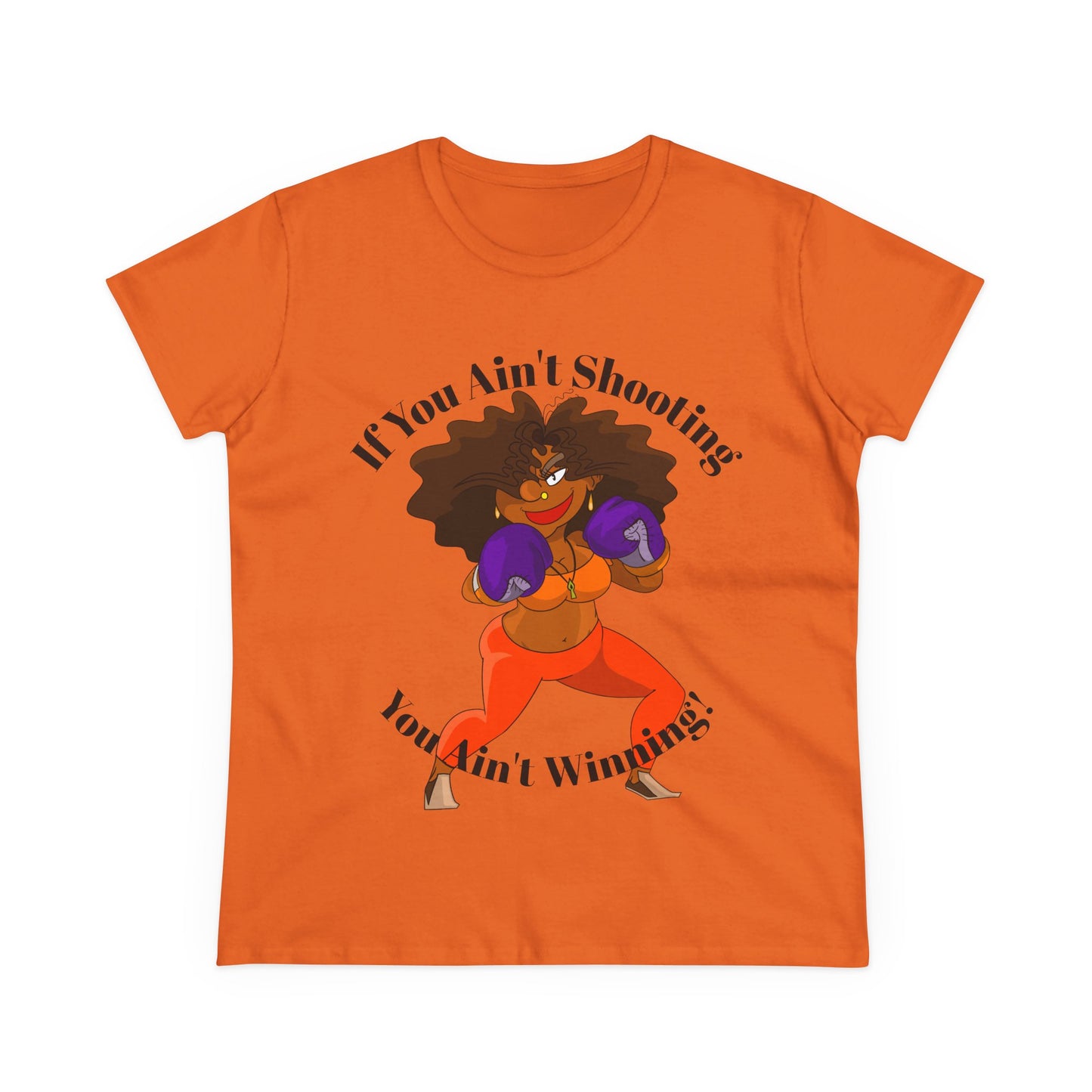 Graphic Tee - June Boxing Pose with Quote
