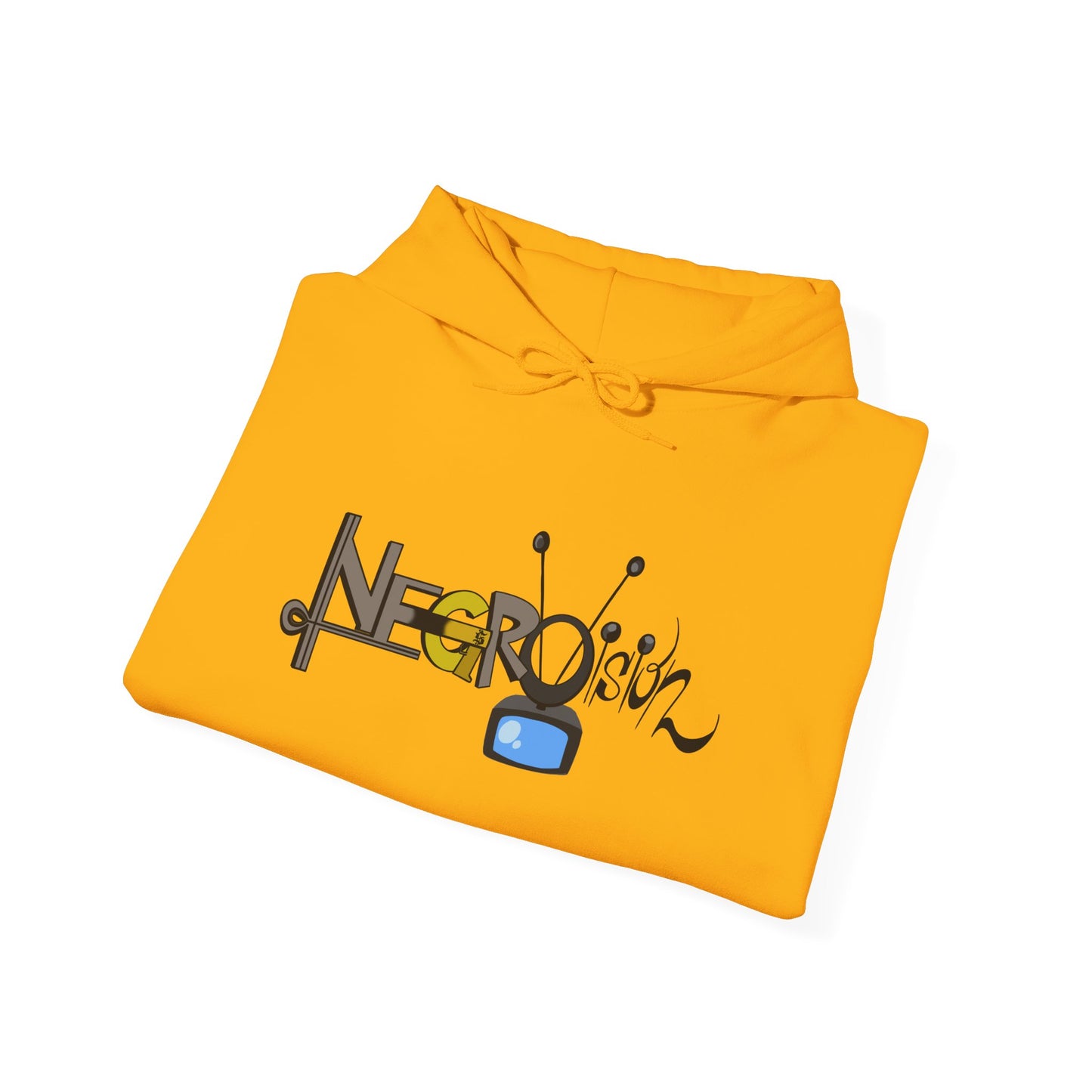 Hooded Sweatshirt - Negro Vision Logo Design