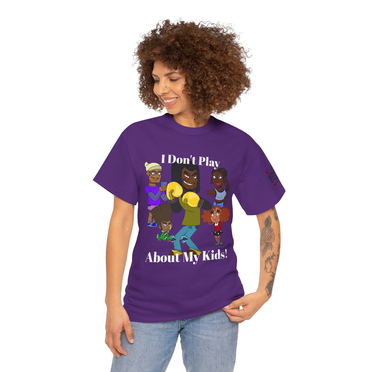 I Don’t Play About My Kids T-Shirt — Funny Protective Dad Family Tee