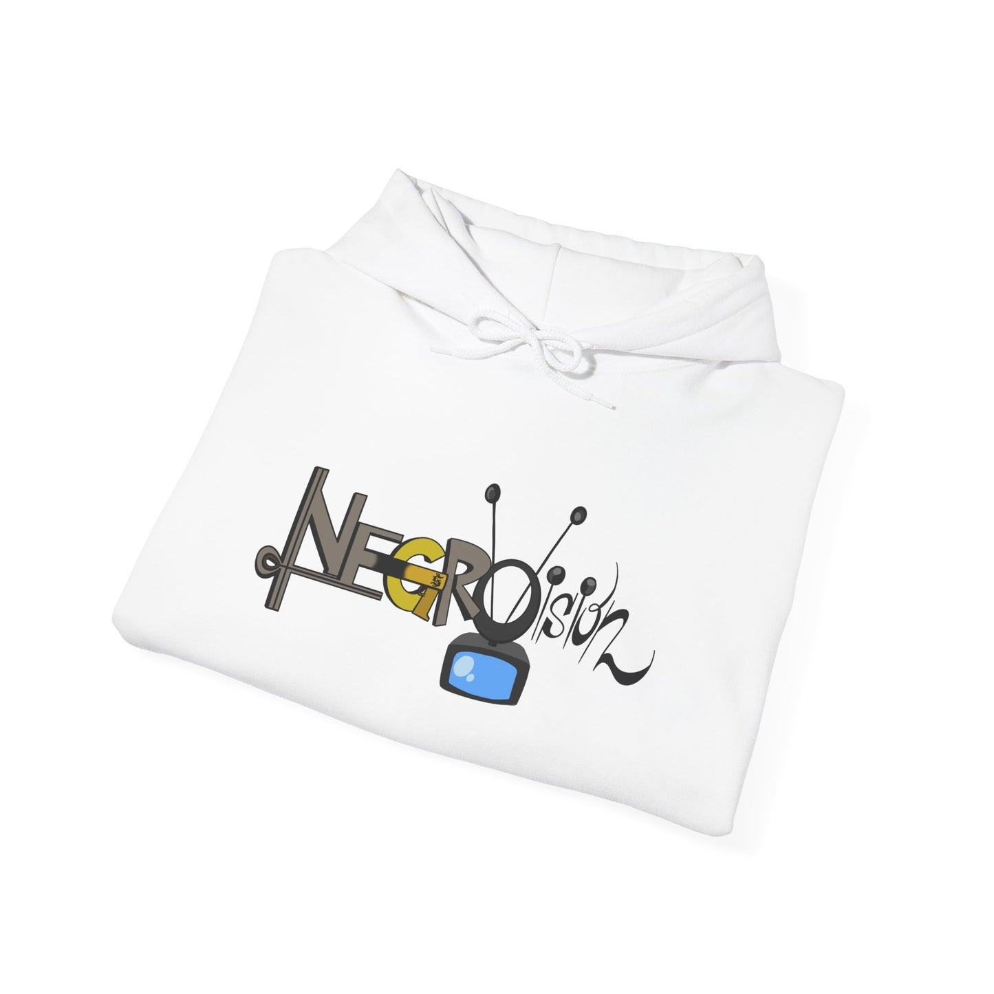 Hooded Sweatshirt - Negro Vision Logo Design
