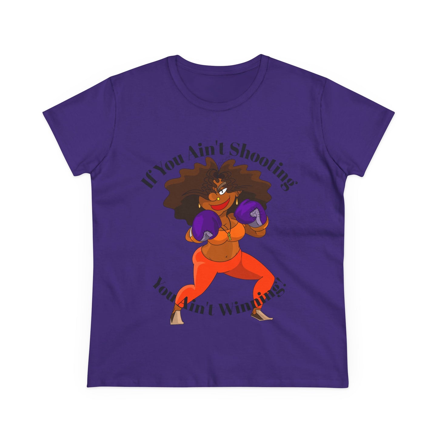 Graphic Tee - June Boxing Pose with Quote