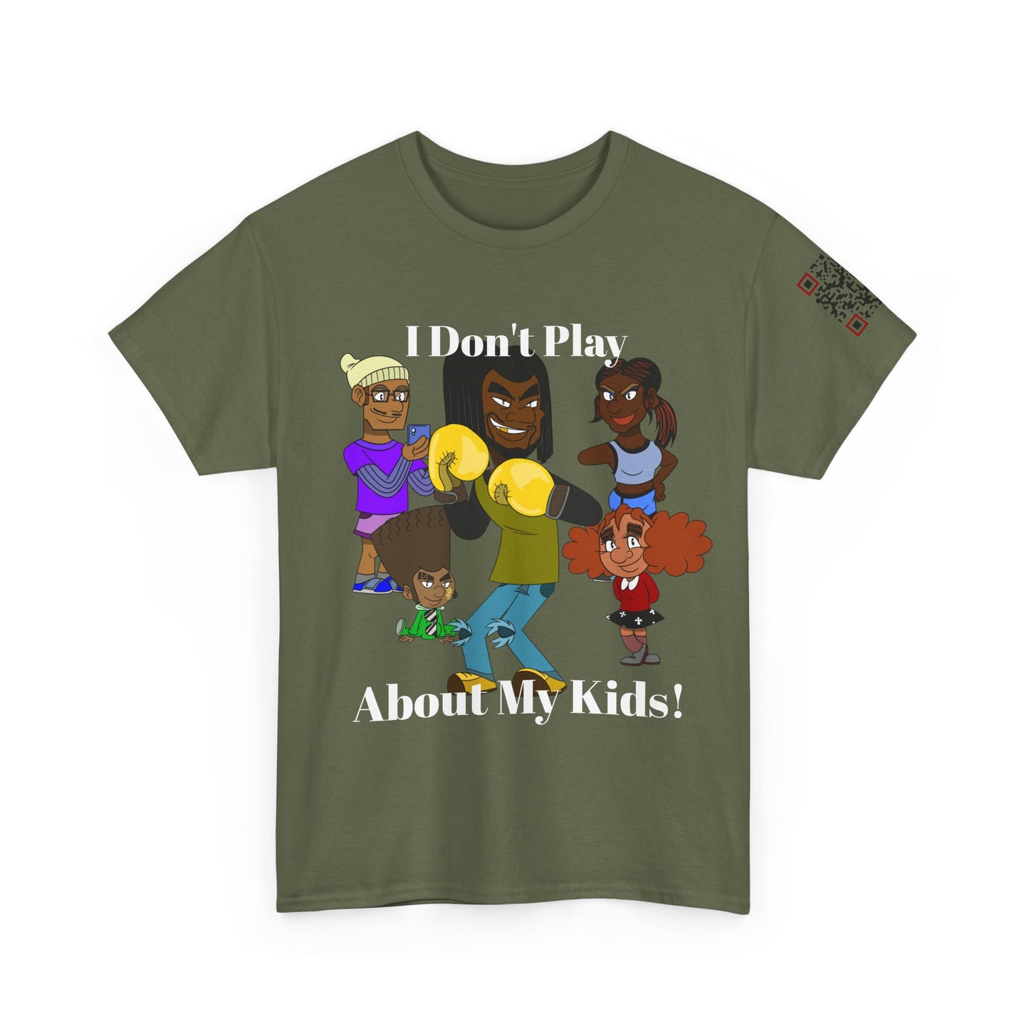 I Don’t Play About My Kids T-Shirt — Funny Protective Dad Family Tee