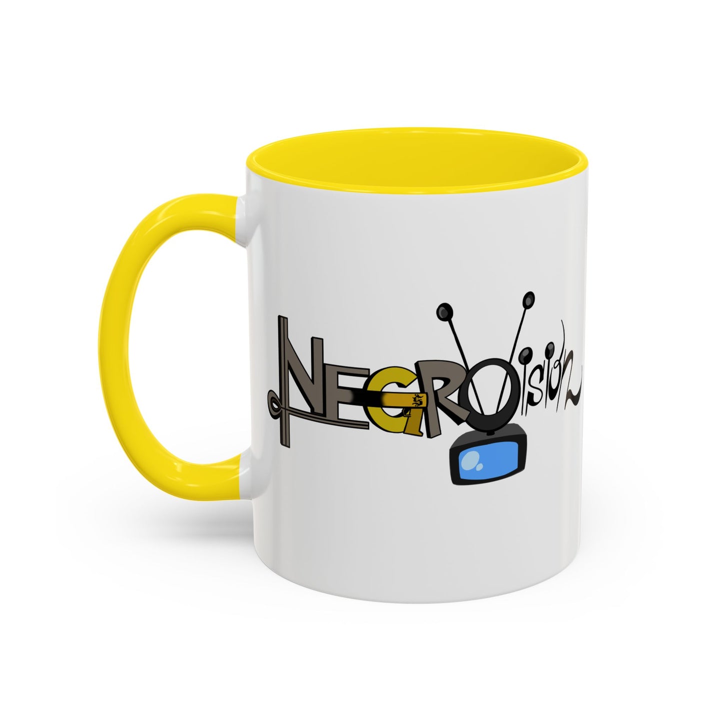 Vibrant Negro Vision Accent Coffee Mug | Fun Design for Gift, Home, Collectible, Modern Decor
