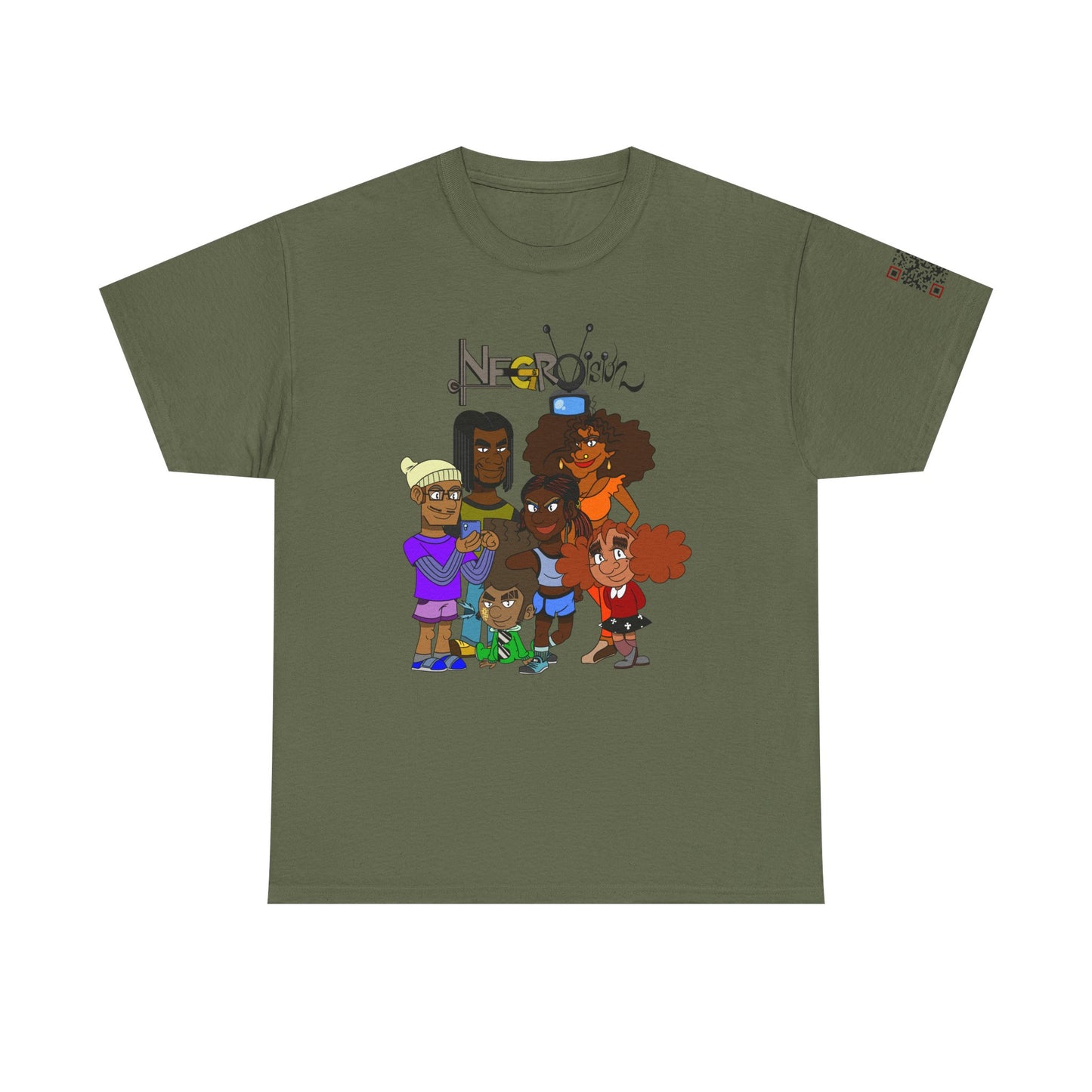 T-Shirt - The DeNegro Family from Negro Vision - Autistic Animator - Support Autism Awareness