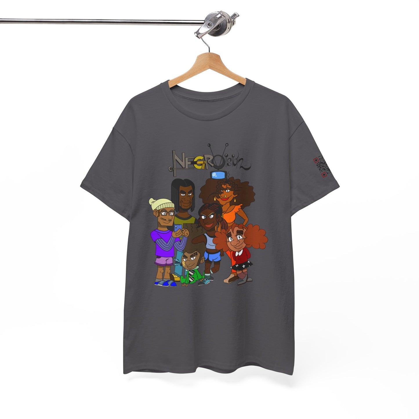T-Shirt - The DeNegro Family from Negro Vision - Autistic Animator - Support Autism Awareness