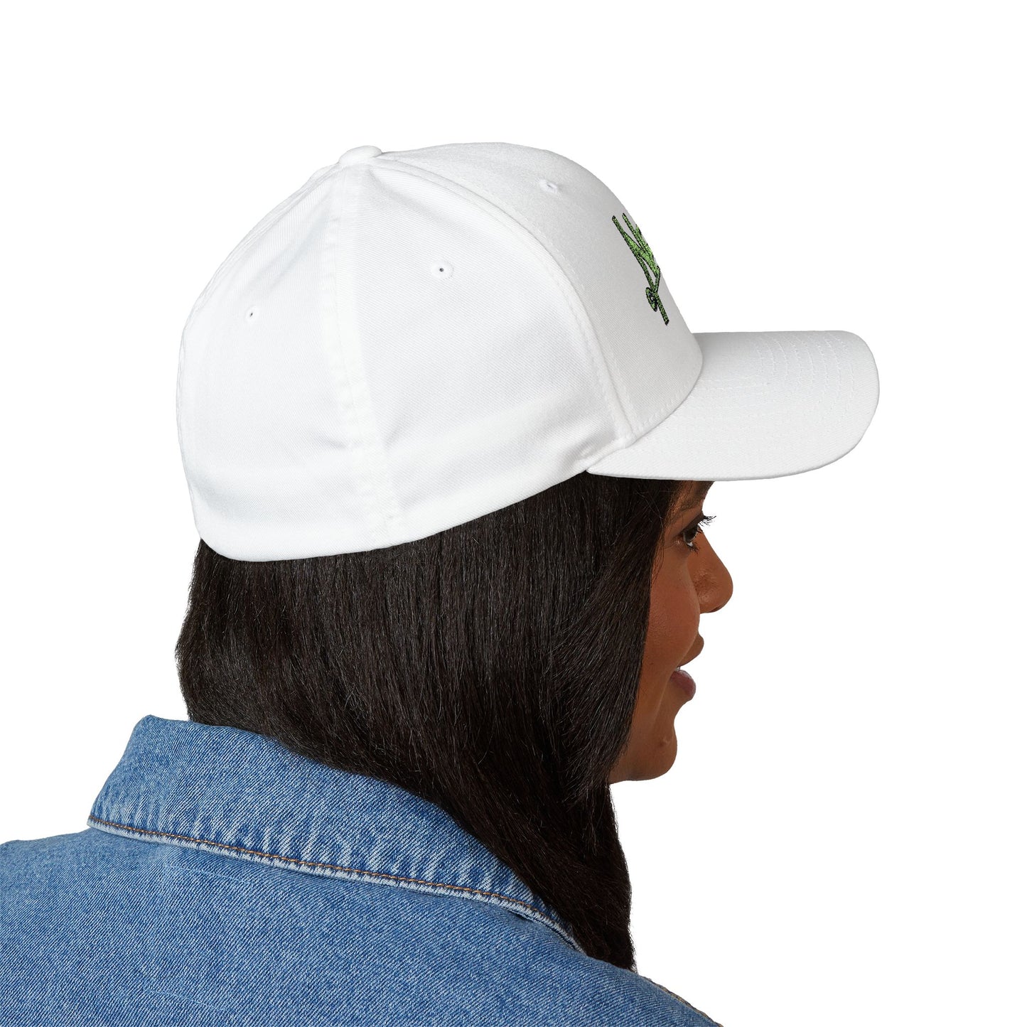 Embroidered Closed-Back Cap - Negro Vision Family Cartoon Series