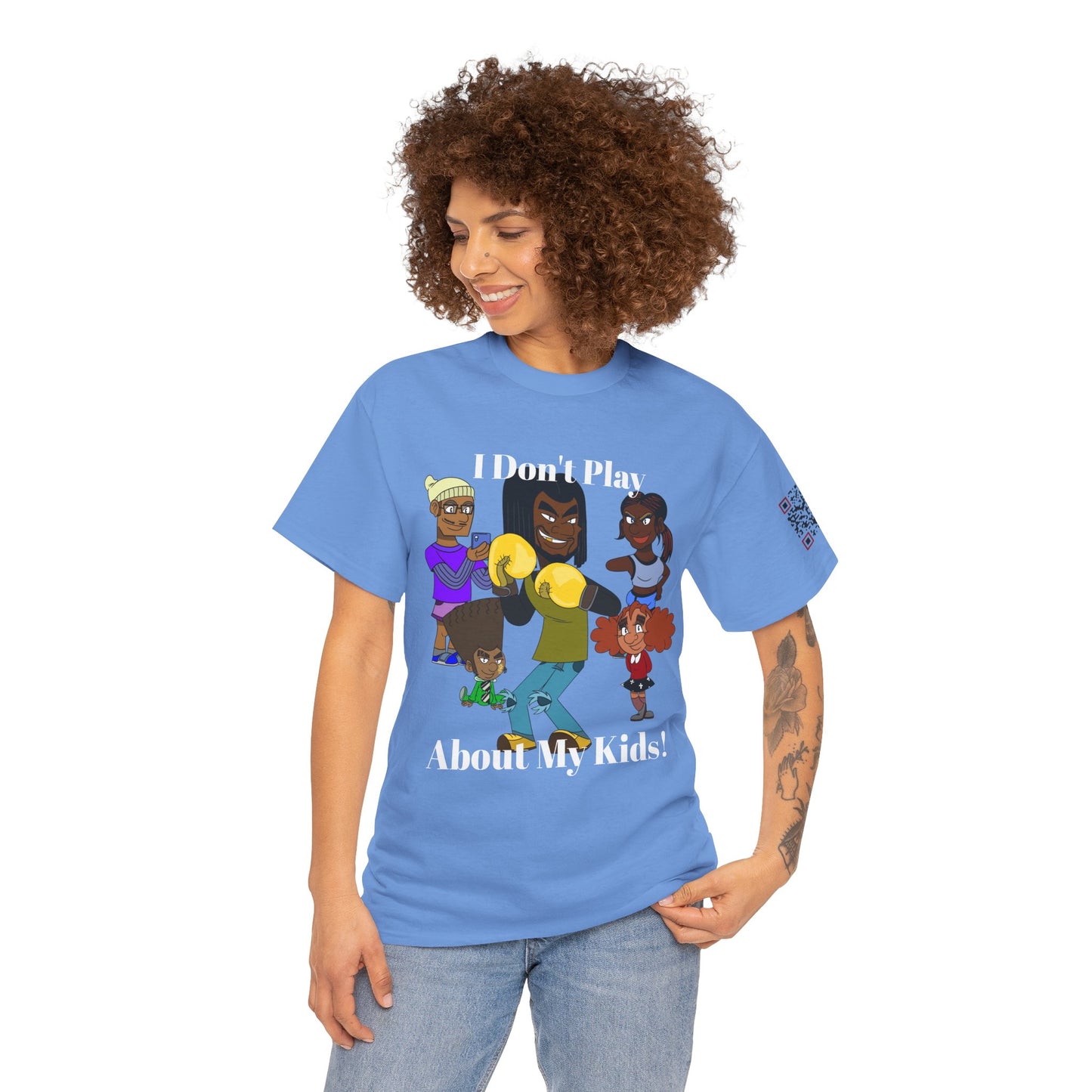 I Don’t Play About My Kids T-Shirt — Funny Protective Dad Family Tee