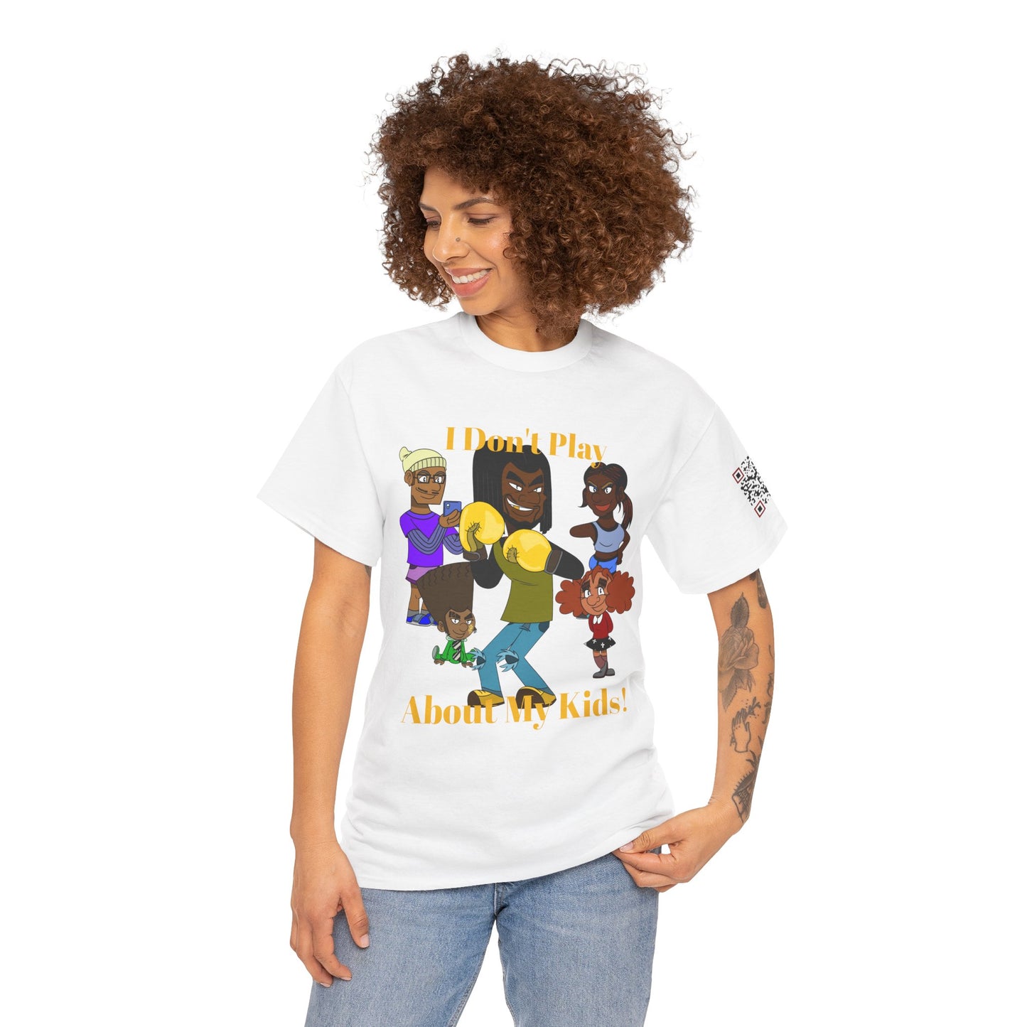 I Don’t Play About My Kids T-Shirt — Funny Protective Dad Family Tee