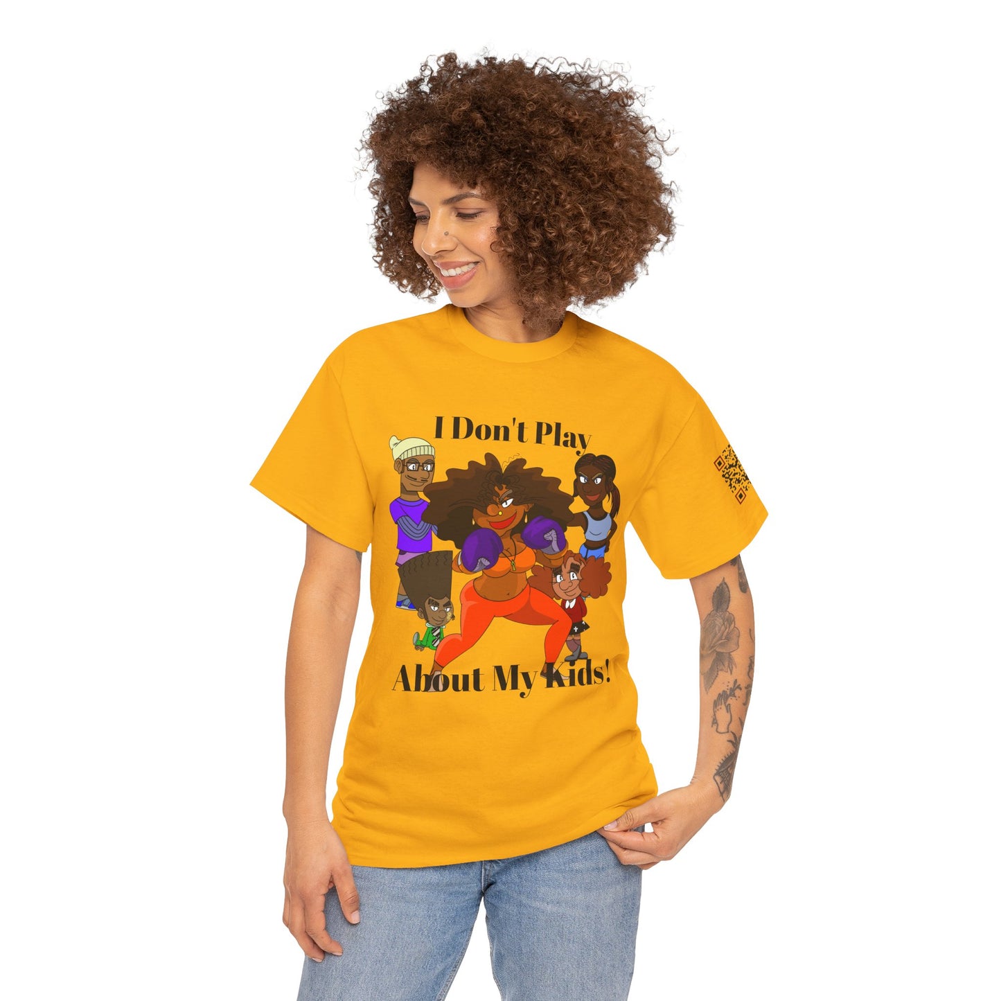 I Don’t Play About My Kids T-Shirt — Protective Mom Graphic Tee- Urban Tee