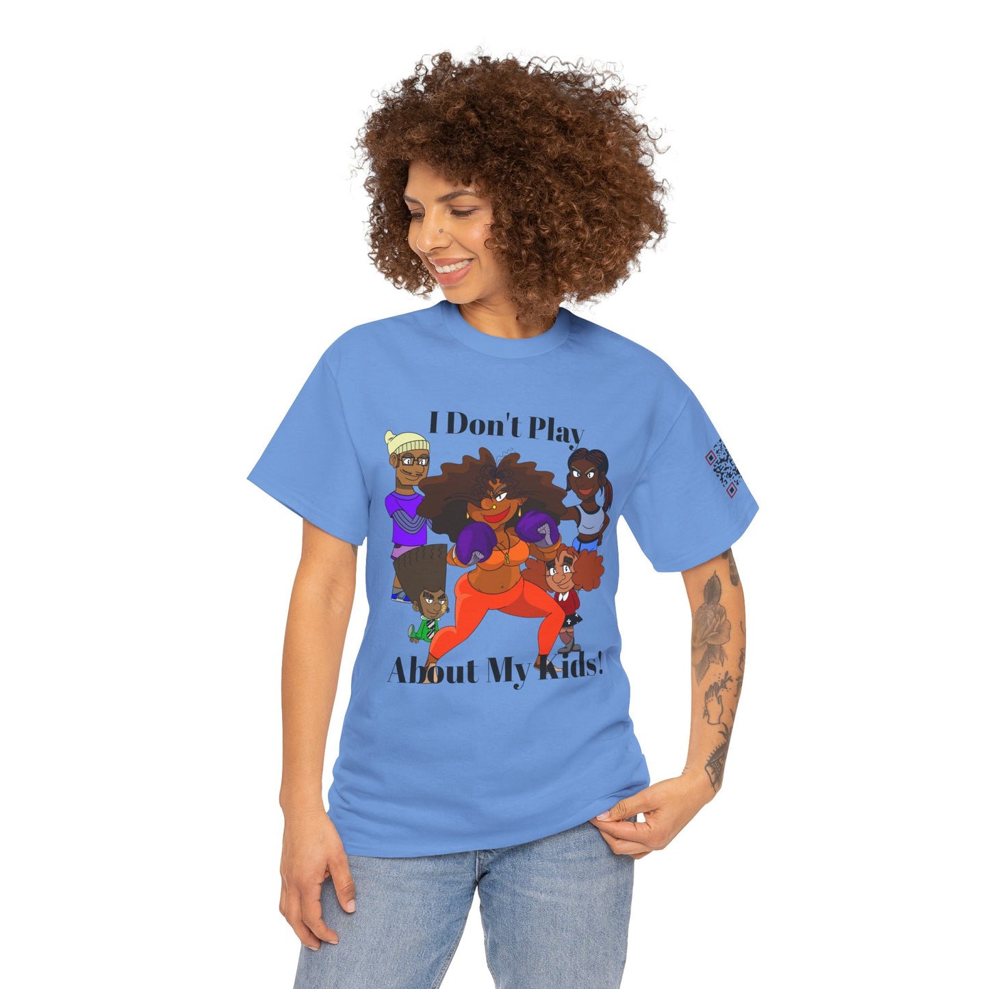I Don’t Play About My Kids T-Shirt — Protective Mom Graphic Tee- Urban Tee