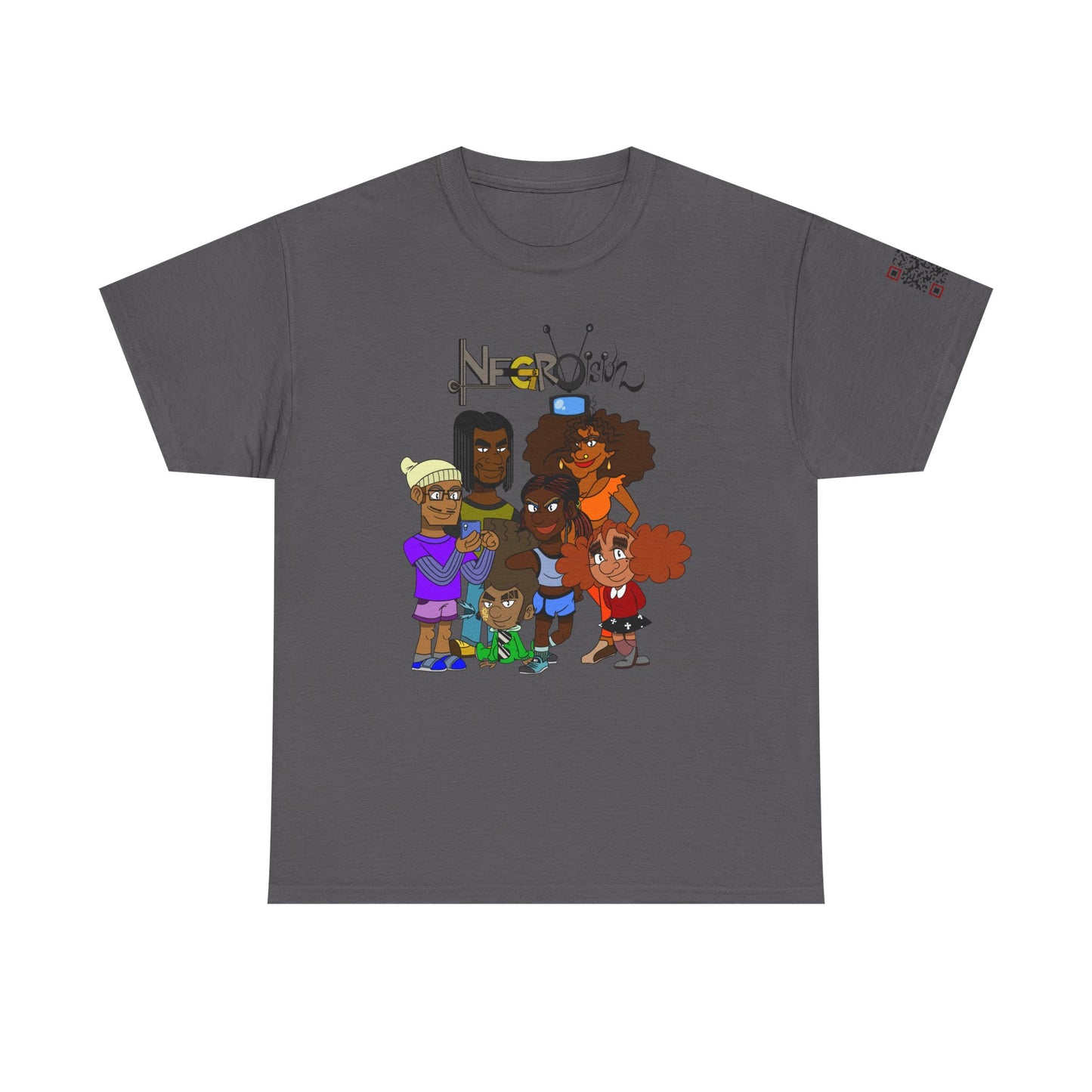 T-Shirt - The DeNegro Family from Negro Vision - Autistic Animator - Support Autism Awareness