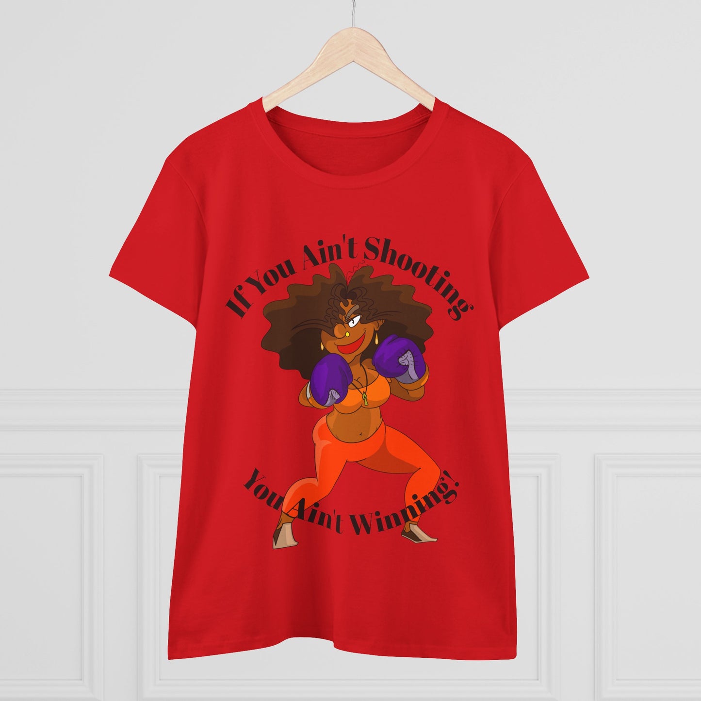 Graphic Tee - June Boxing Pose with Quote