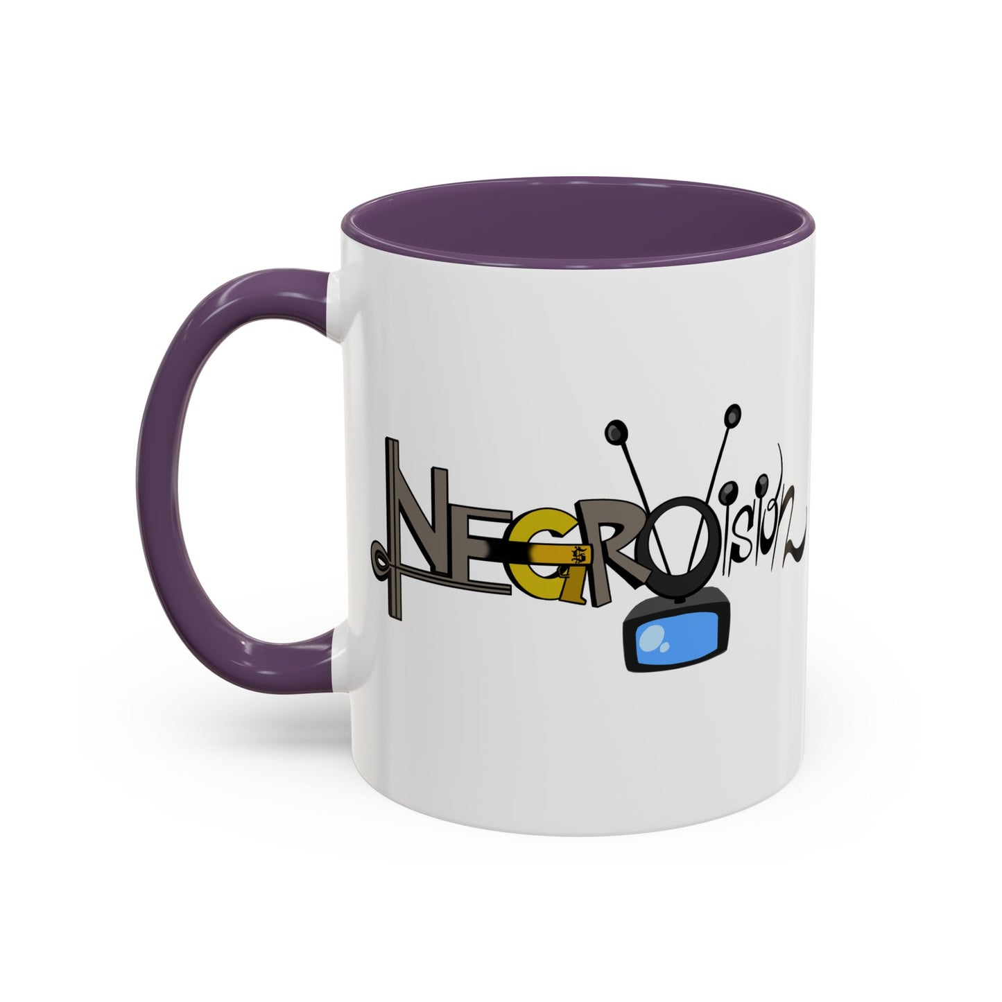 Vibrant Negro Vision Accent Coffee Mug | Fun Design for Gift, Home, Collectible, Modern Decor