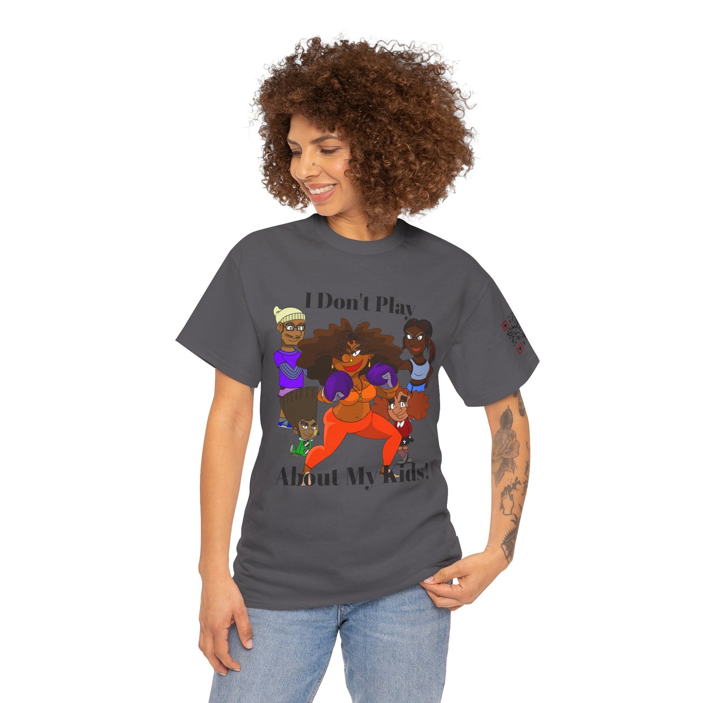 I Don’t Play About My Kids T-Shirt — Protective Mom Graphic Tee- Urban Tee
