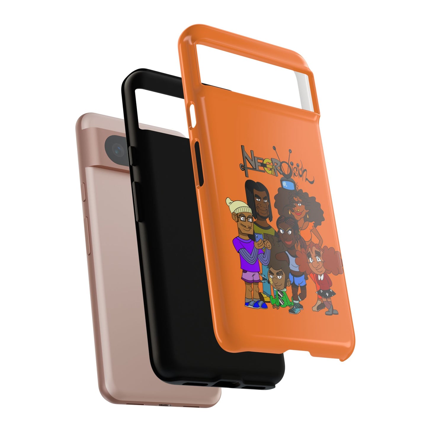 Phone Cases - Negro Vision Cartoon Animation Series Family Design
