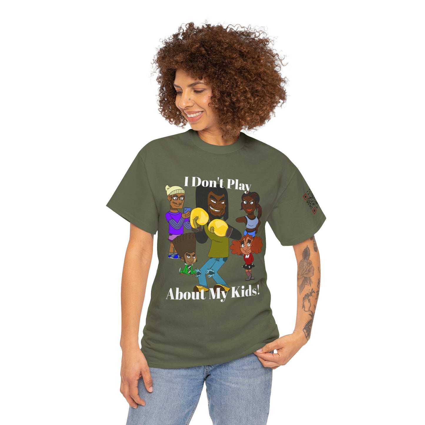 I Don’t Play About My Kids T-Shirt — Funny Protective Dad Family Tee