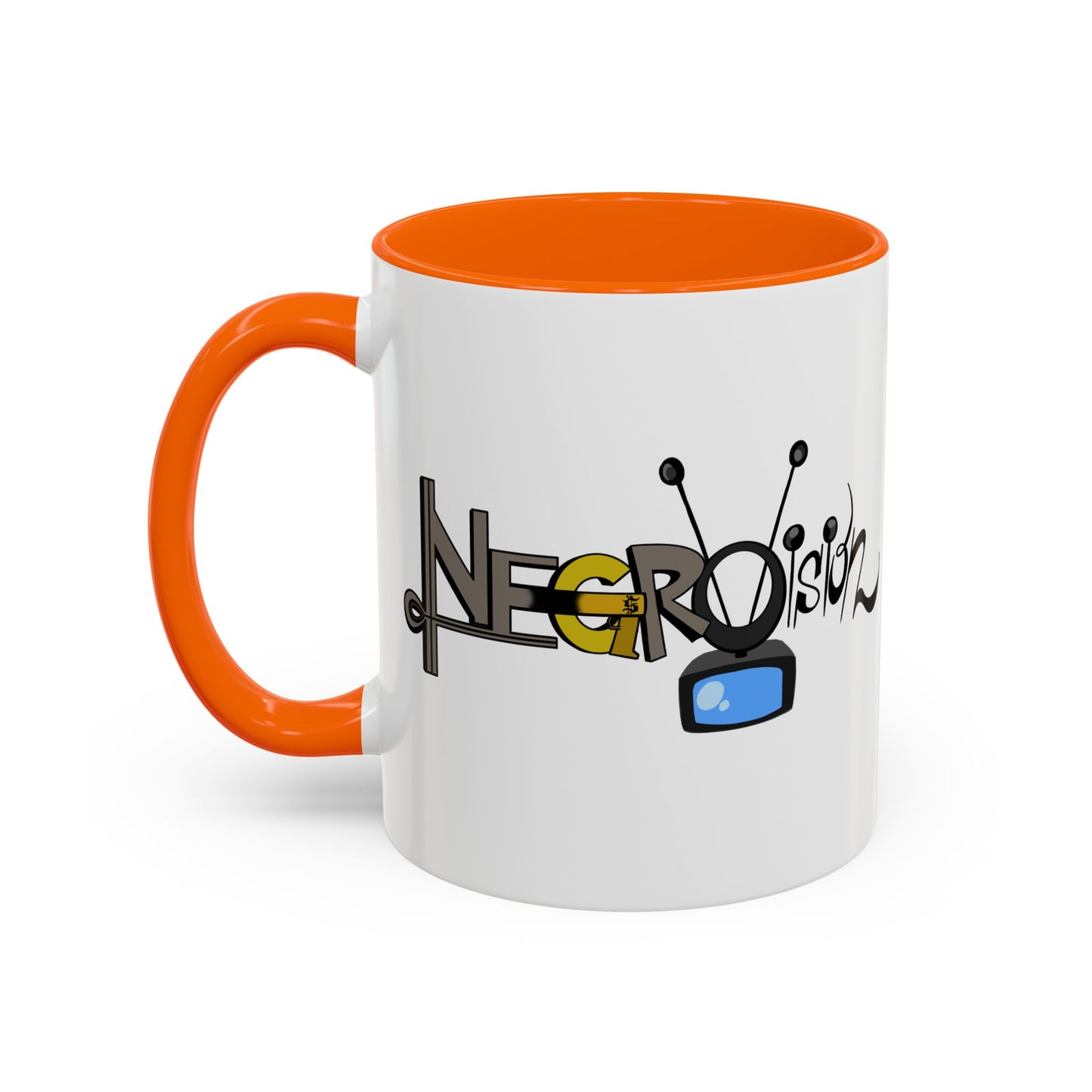 Vibrant Negro Vision Accent Coffee Mug | Fun Design for Gift, Home, Collectible, Modern Decor