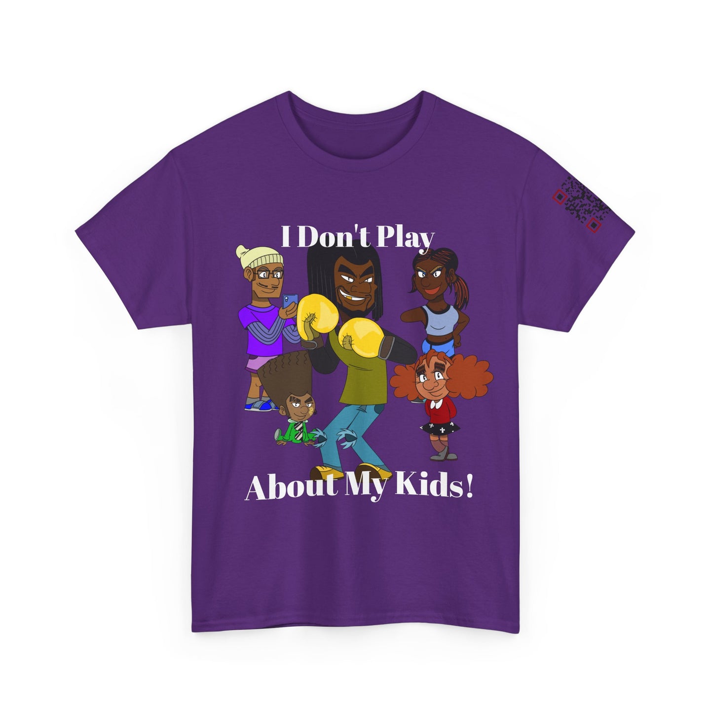 I Don’t Play About My Kids T-Shirt — Funny Protective Dad Family Tee