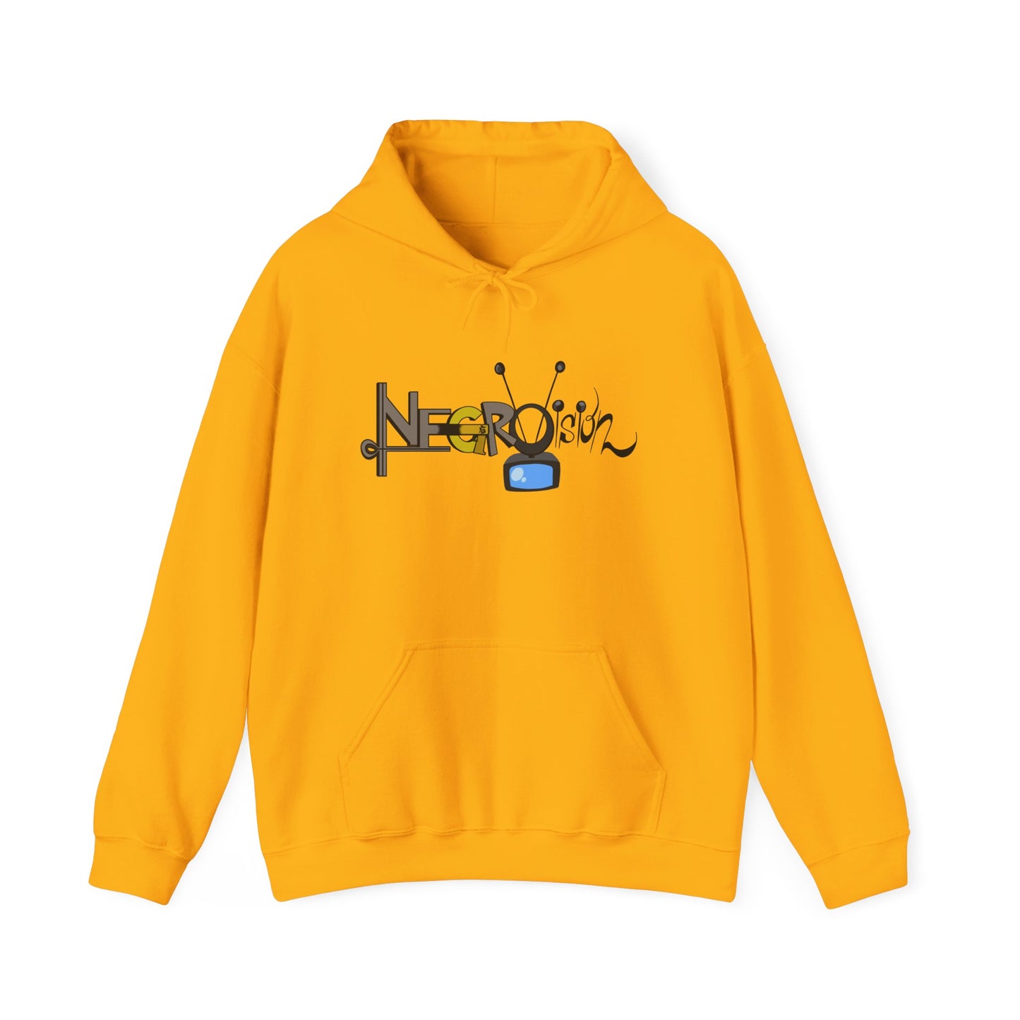Hooded Sweatshirt - Negro Vision Logo Design