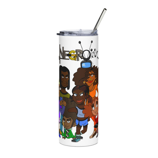 Tumbler Cup - The Family from Negro Vision Cartoon Animation Series