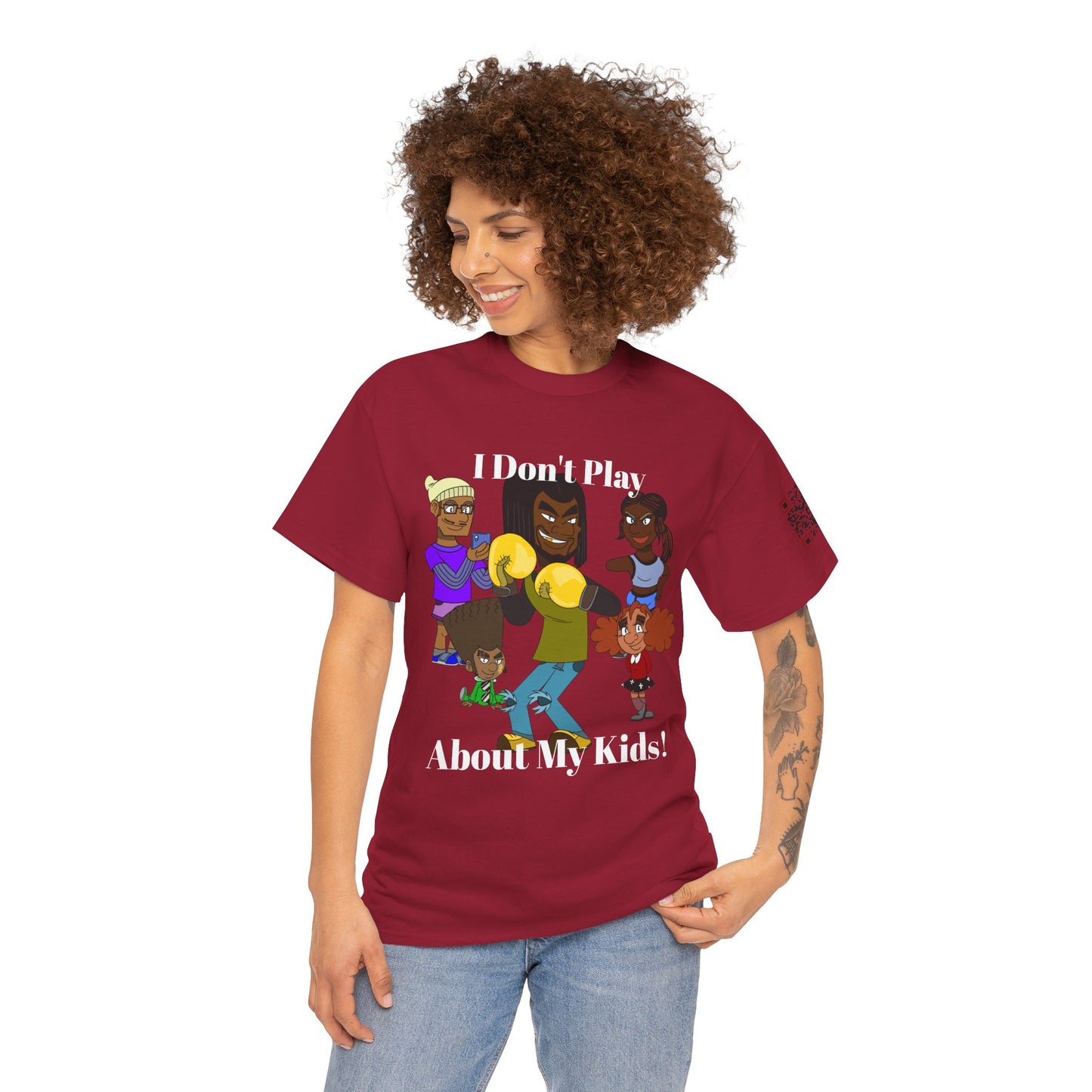 I Don’t Play About My Kids T-Shirt — Funny Protective Dad Family Tee