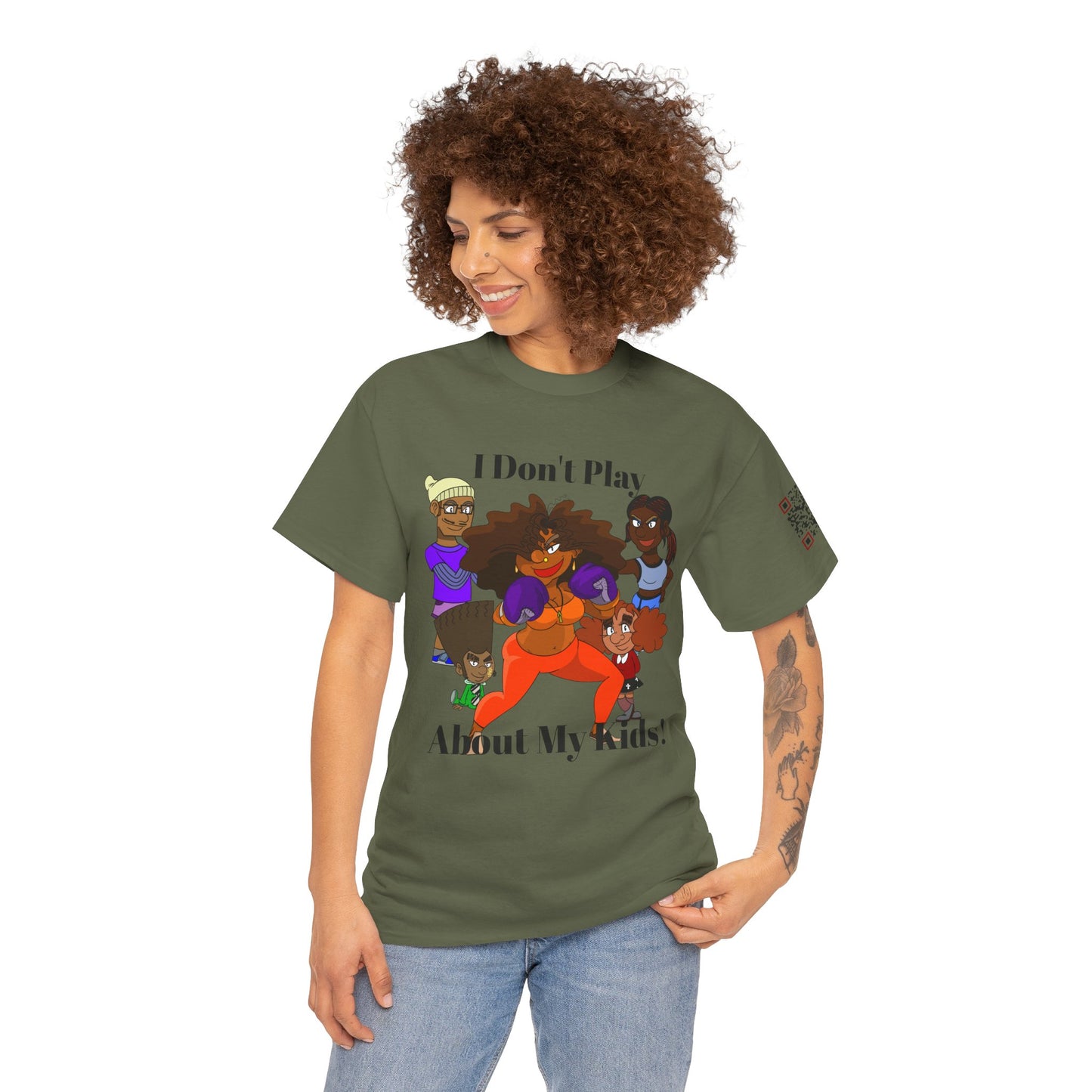 I Don’t Play About My Kids T-Shirt — Protective Mom Graphic Tee- Urban Tee