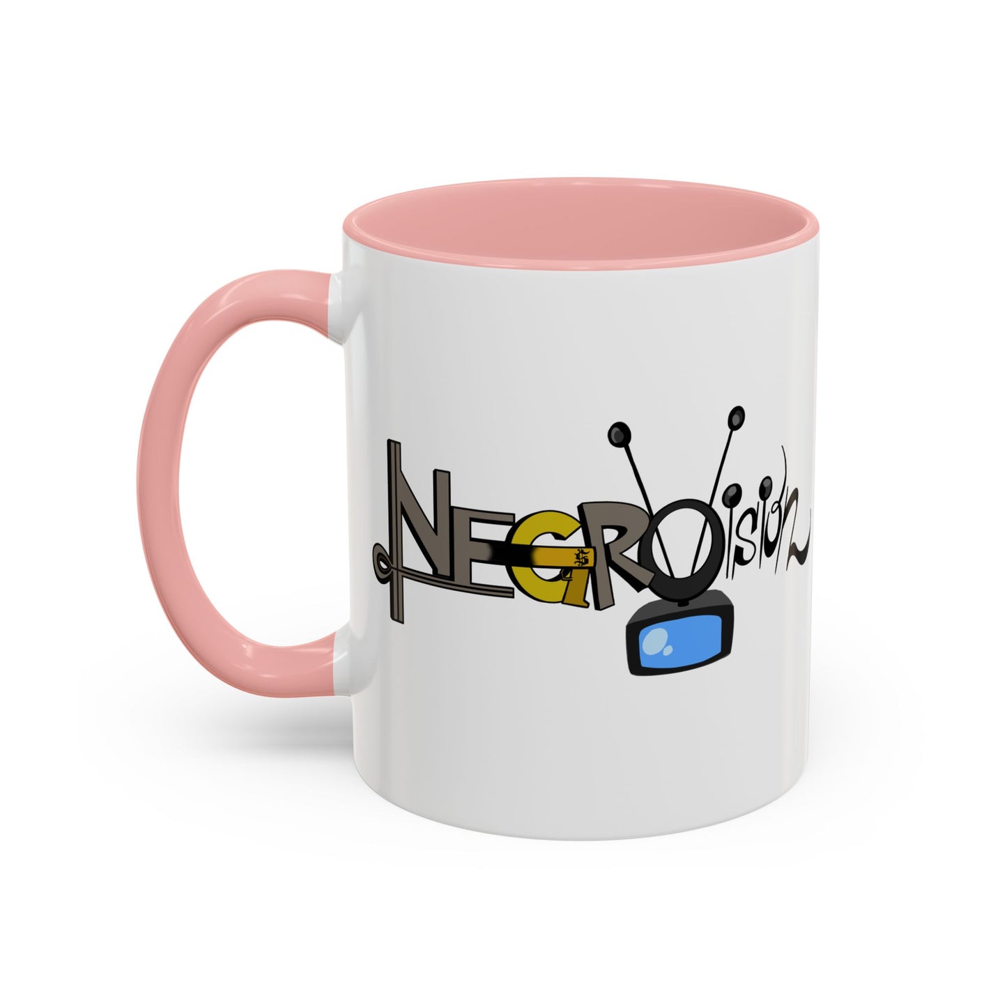 Vibrant Negro Vision Accent Coffee Mug | Fun Design for Gift, Home, Collectible, Modern Decor
