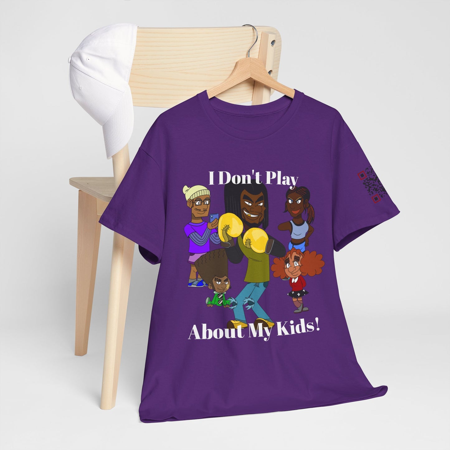 I Don’t Play About My Kids T-Shirt — Funny Protective Dad Family Tee