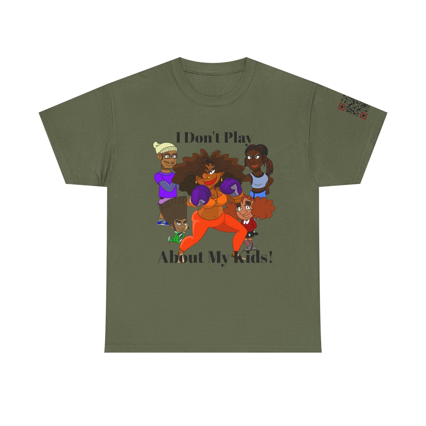 I Don’t Play About My Kids T-Shirt — Protective Mom Graphic Tee- Urban Tee