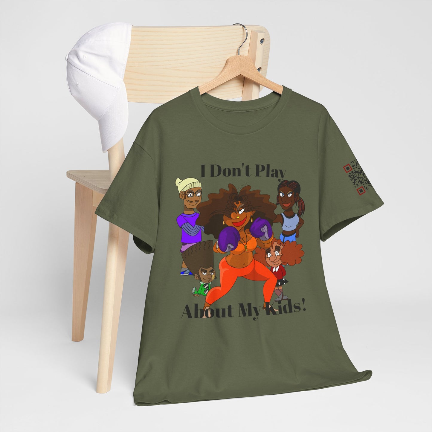 I Don’t Play About My Kids T-Shirt — Protective Mom Graphic Tee- Urban Tee