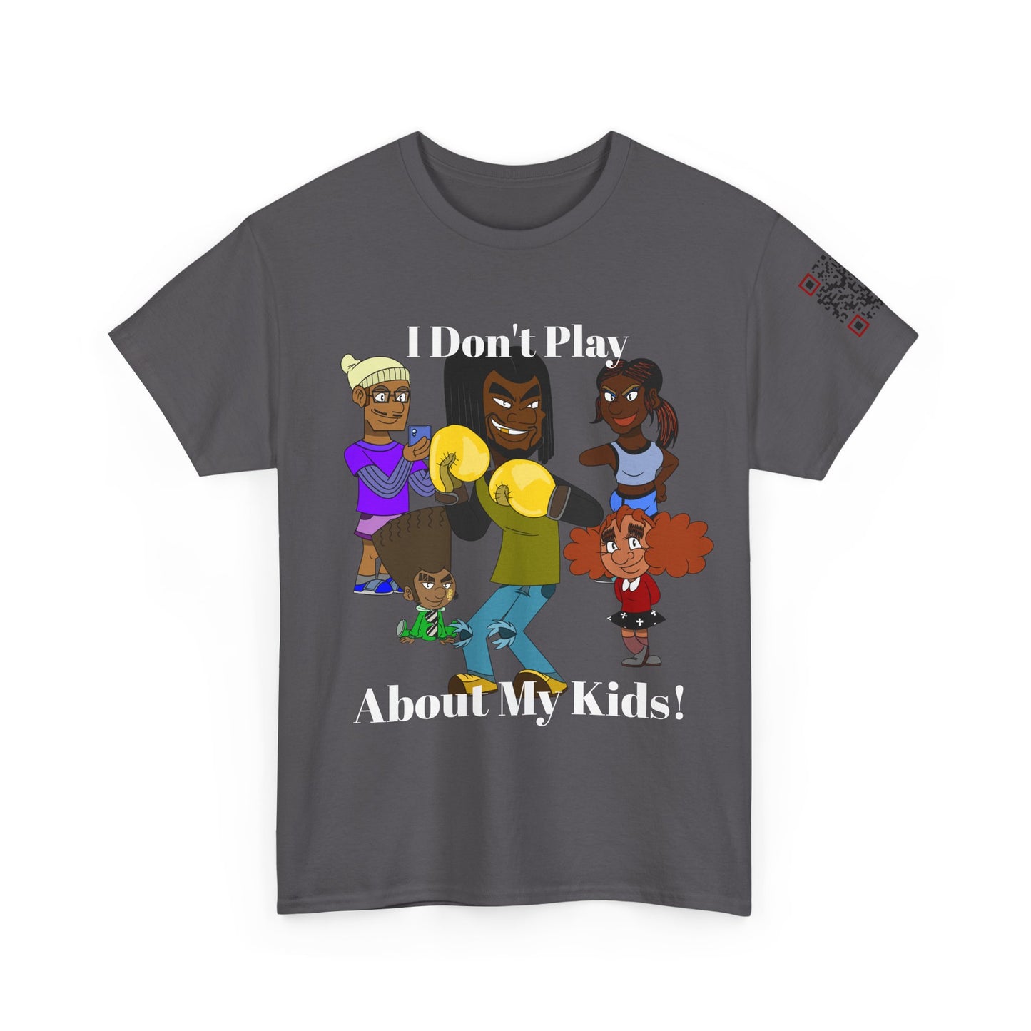 I Don’t Play About My Kids T-Shirt — Funny Protective Dad Family Tee