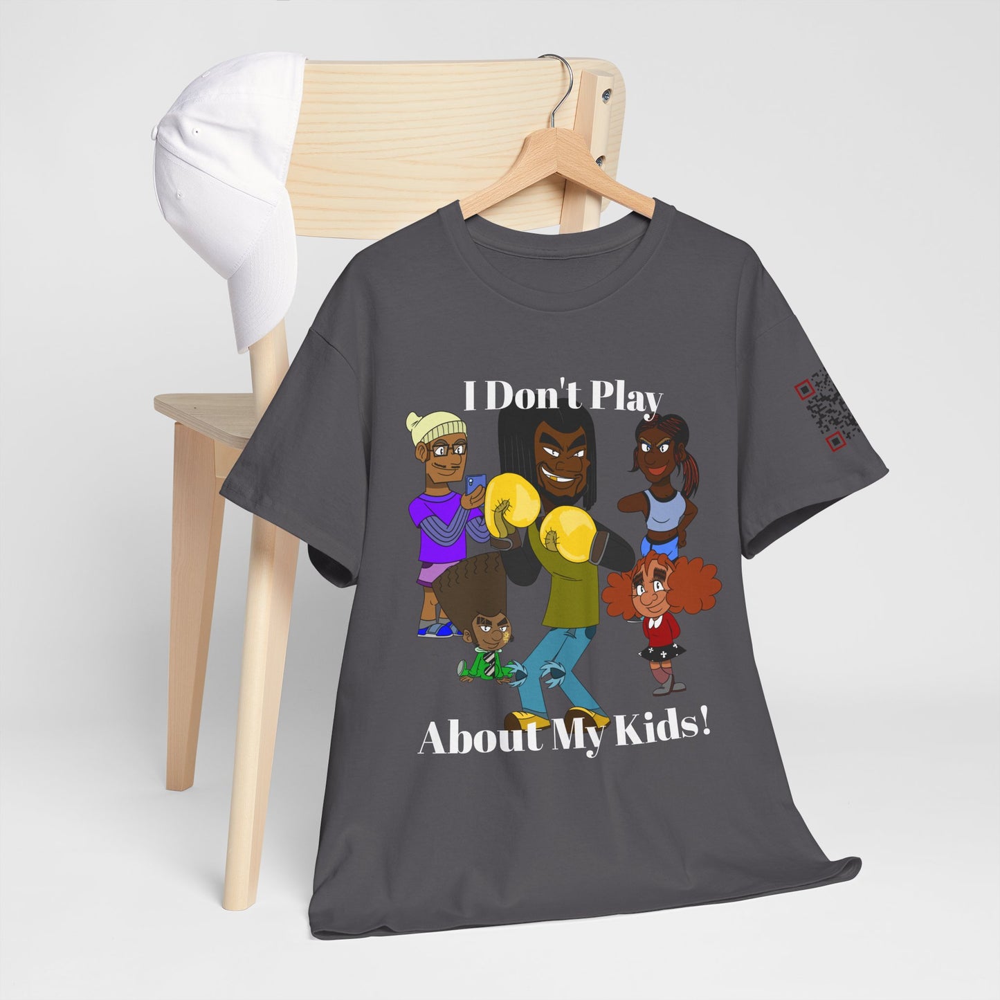 I Don’t Play About My Kids T-Shirt — Funny Protective Dad Family Tee