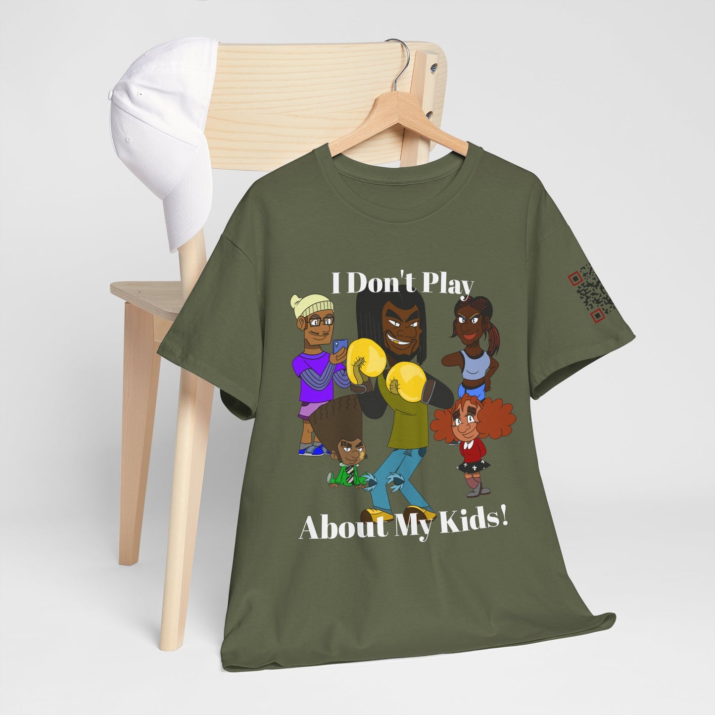 I Don’t Play About My Kids T-Shirt — Funny Protective Dad Family Tee