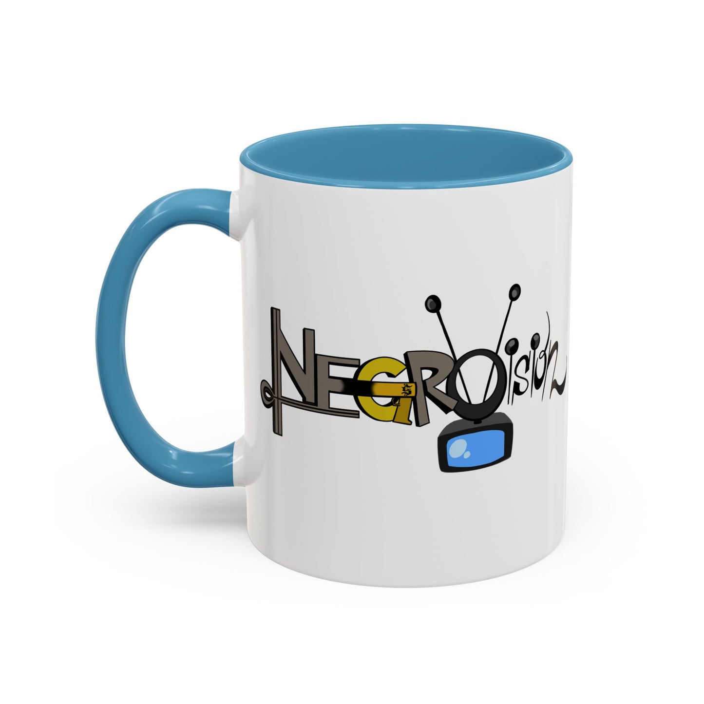 Vibrant Negro Vision Accent Coffee Mug | Fun Design for Gift, Home, Collectible, Modern Decor