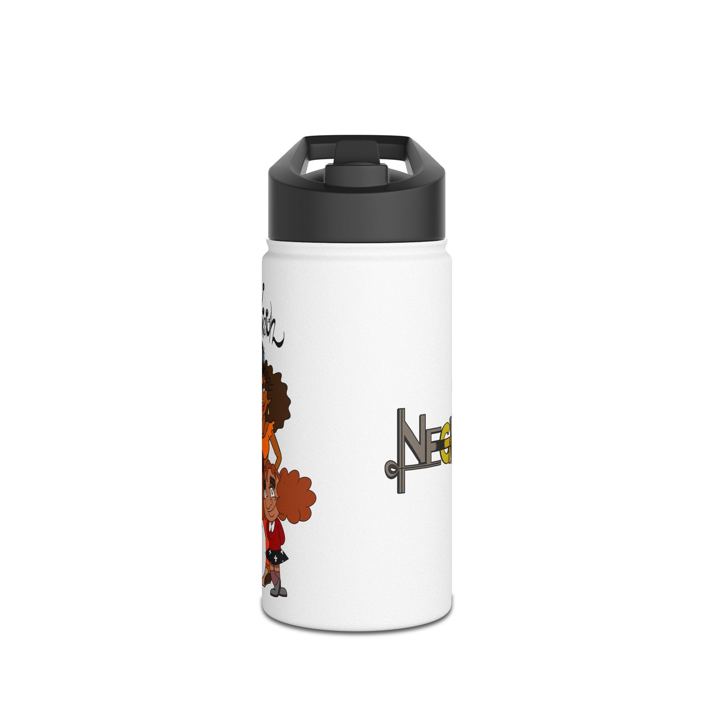 Water Bottle - Negro Vision Family Logo Design