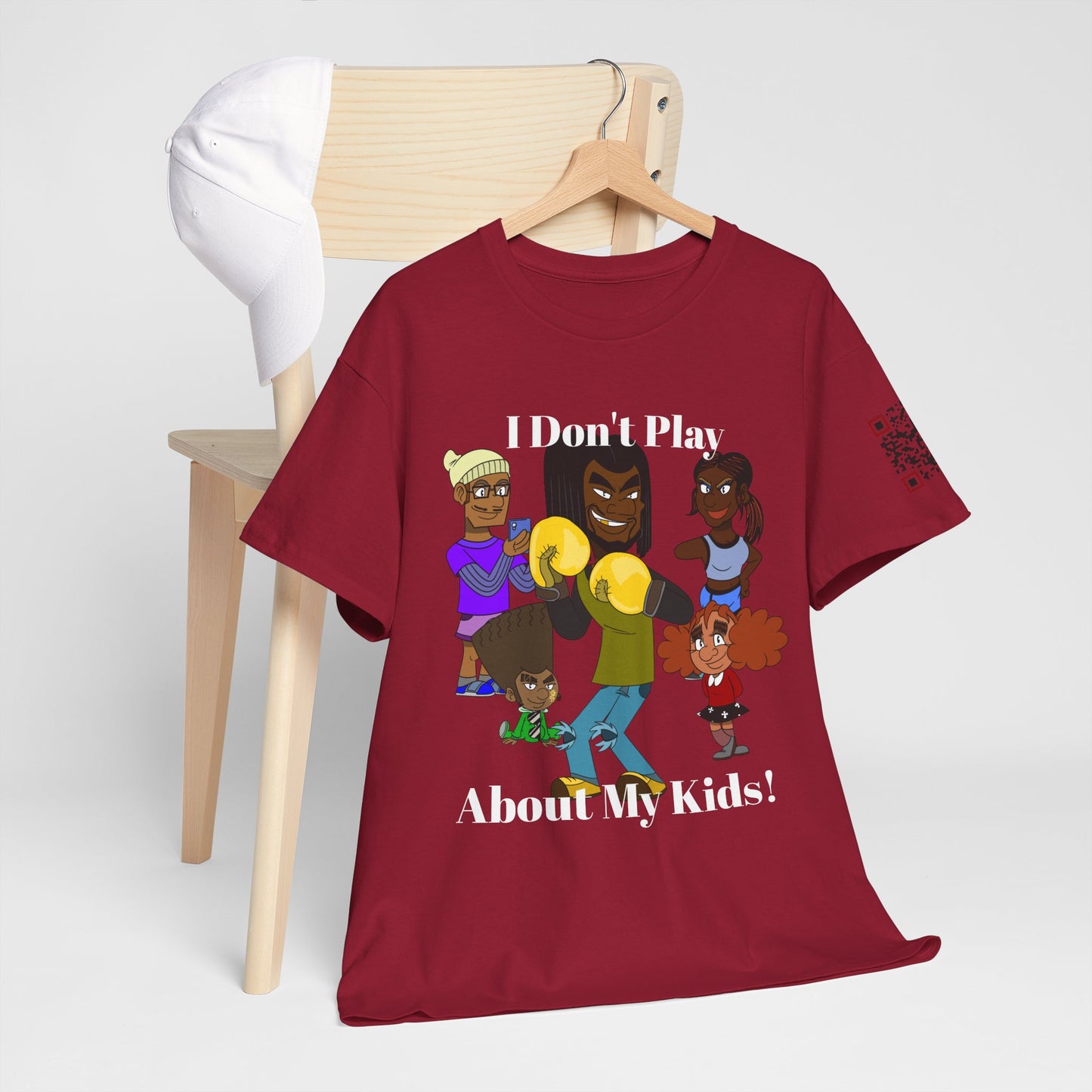 I Don’t Play About My Kids T-Shirt — Funny Protective Dad Family Tee