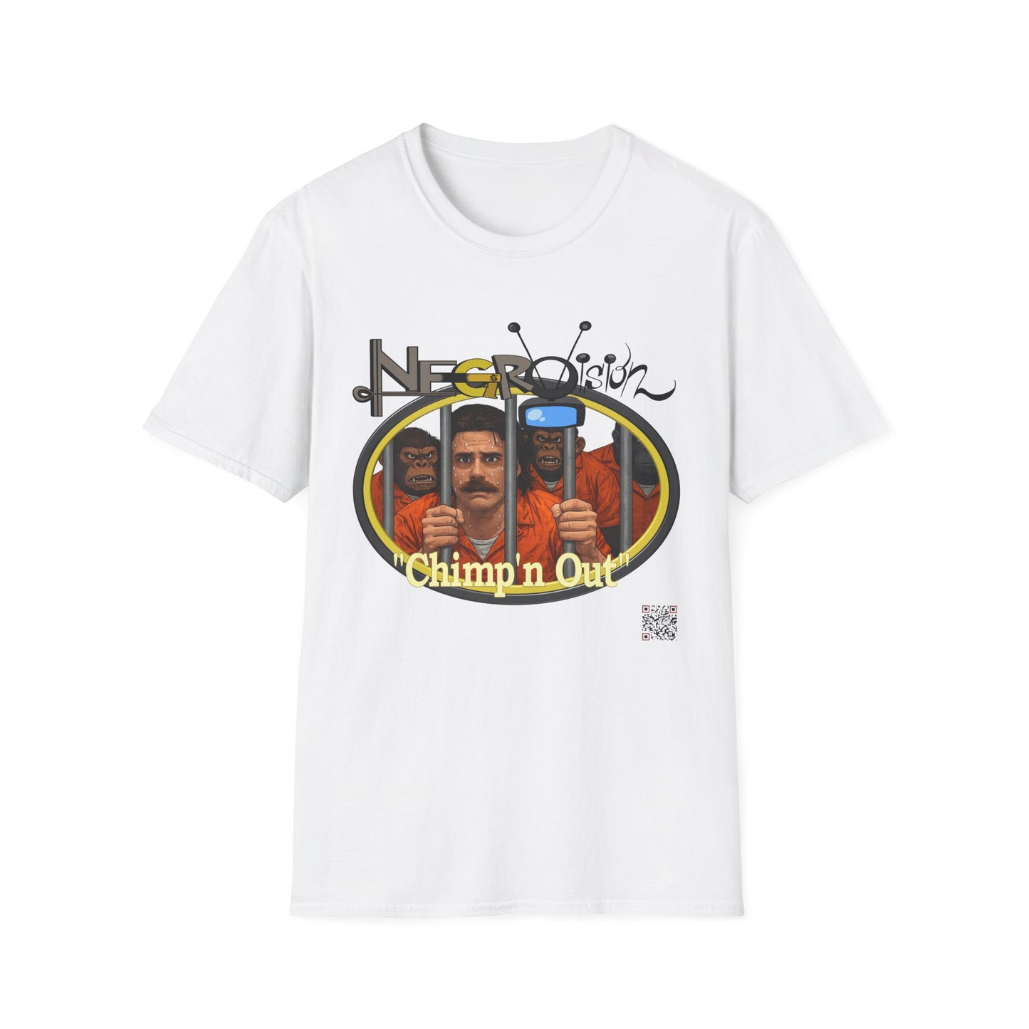T-Shirt - "Chimpin' Out" Retro Prison Pop Art Tee