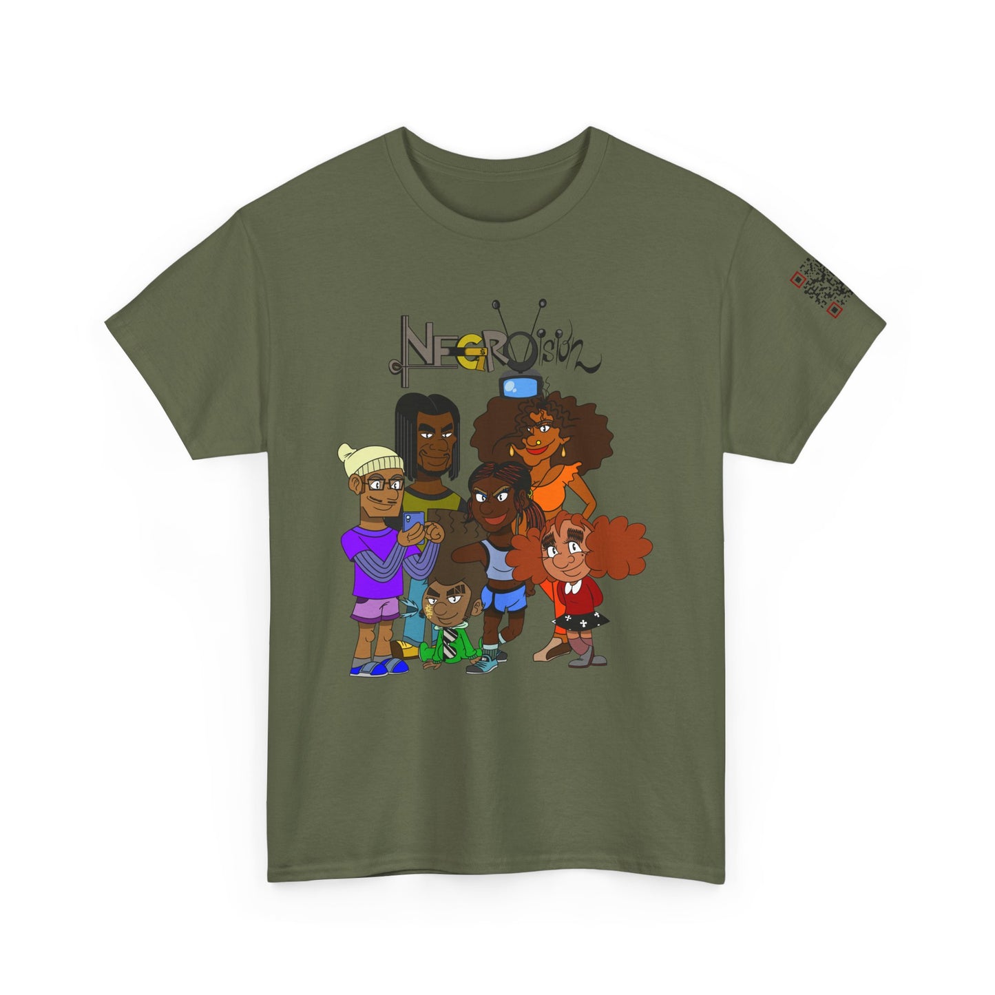 T-Shirt - The DeNegro Family from Negro Vision - Autistic Animator - Support Autism Awareness