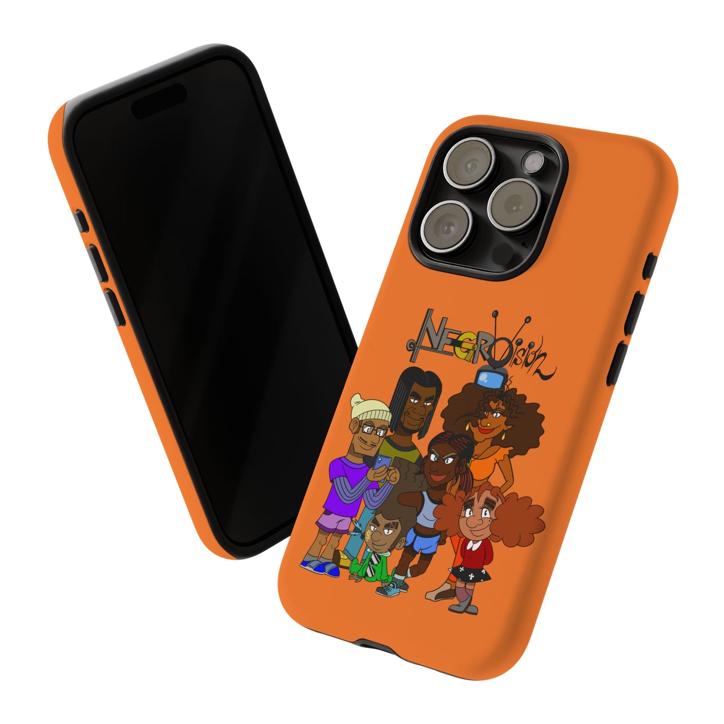 Phone Cases - Negro Vision Cartoon Animation Series Family Design
